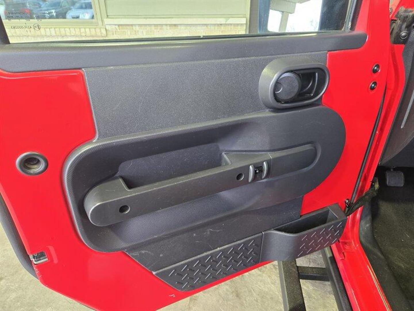 2007 Flame Red Clearcoat Jeep Wrangler Rubicon (1J8GA64197L) with an 3.8L V6 205hp 240ft. lbs. engine, 6 Speed Manual transmission, located at 25355 Eames Street, Channahon, IL, 60410, (815) 467-1807, 41.429108, -88.228432 - Photo#11