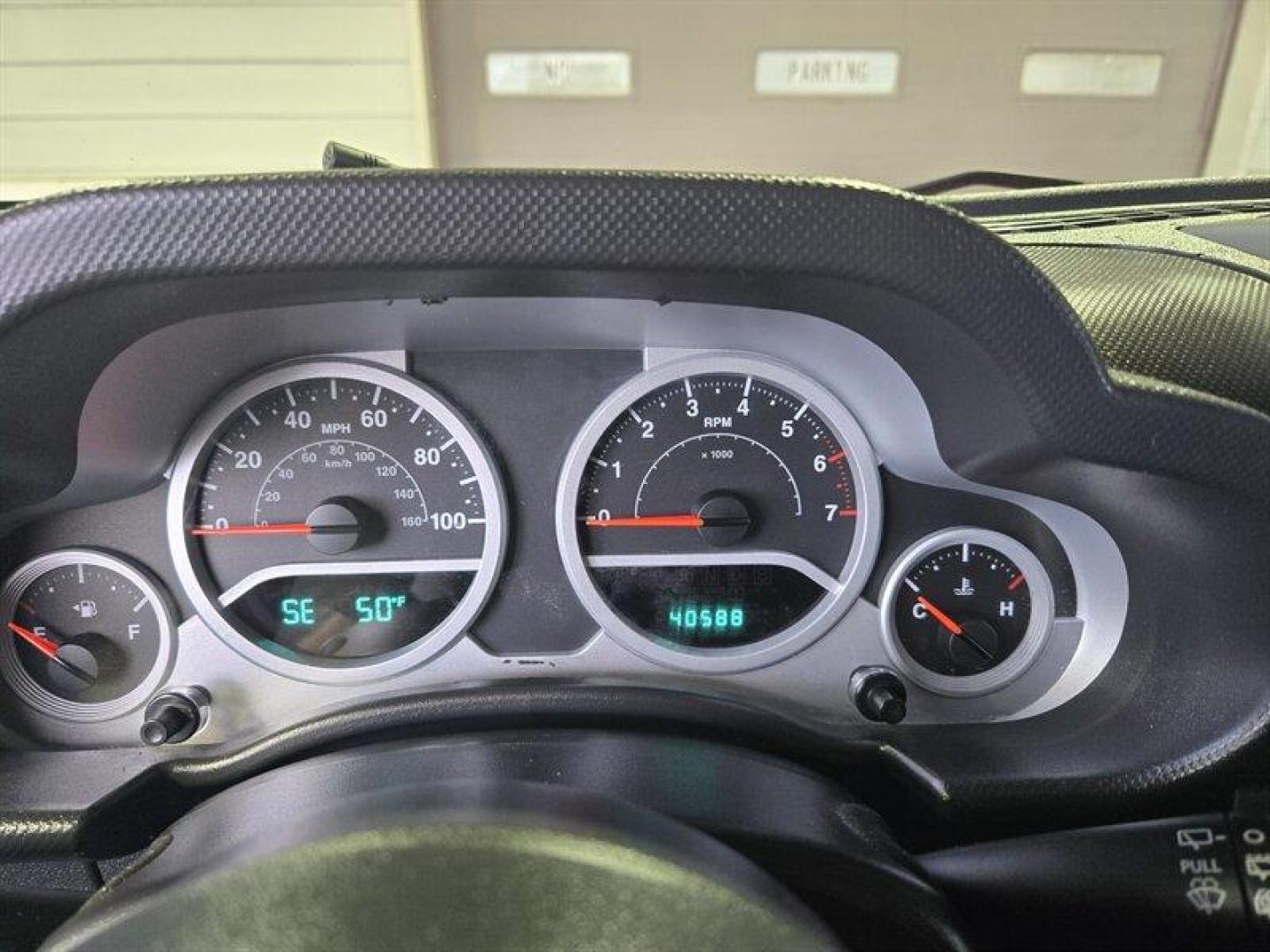 2007 Flame Red Clearcoat Jeep Wrangler Rubicon (1J8GA64197L) with an 3.8L V6 205hp 240ft. lbs. engine, 6 Speed Manual transmission, located at 25355 Eames Street, Channahon, IL, 60410, (815) 467-1807, 41.429108, -88.228432 - Photo#12