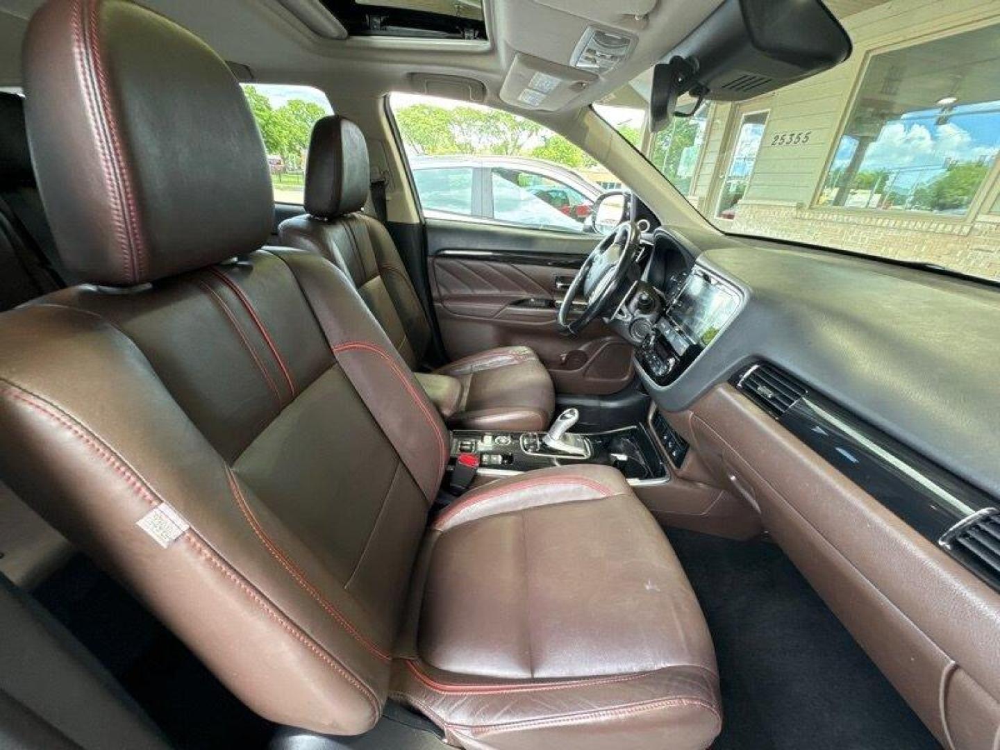 2018 Diamond White Pearl Mitsubishi Outlander PHEV GT (JA4J24A57JZ) with an 2.0L Plug-in Hybrid I4 117hp engine, Automatic transmission, located at 25355 Eames Street, Channahon, IL, 60410, (815) 467-1807, 41.429108, -88.228432 - Introducing the 2018 Mitsubishi Outlander PHEV GT - a sleek and powerful plug-in hybrid SUV that's ready to dominate the road! Powered by a 2.0L Plug-in Hybrid I4 117hp engine, this beast offers an unbeatable combination of performance and fuel efficiency. As soon as you lay eyes on the Diamond Whi - Photo#18
