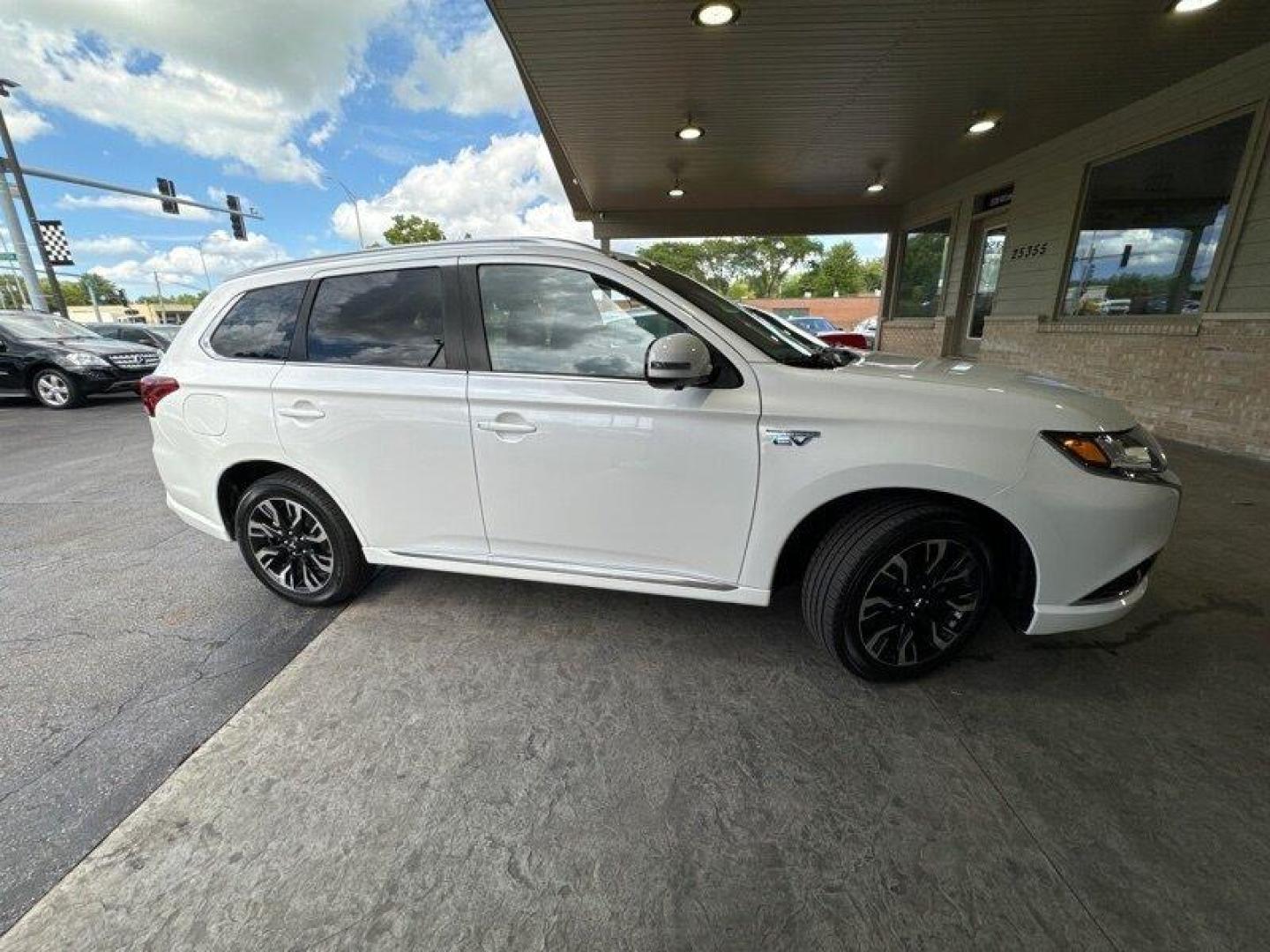 2018 Diamond White Pearl Mitsubishi Outlander PHEV GT (JA4J24A57JZ) with an 2.0L Plug-in Hybrid I4 117hp engine, Automatic transmission, located at 25355 Eames Street, Channahon, IL, 60410, (815) 467-1807, 41.429108, -88.228432 - Introducing the 2018 Mitsubishi Outlander PHEV GT - a sleek and powerful plug-in hybrid SUV that's ready to dominate the road! Powered by a 2.0L Plug-in Hybrid I4 117hp engine, this beast offers an unbeatable combination of performance and fuel efficiency. As soon as you lay eyes on the Diamond Whi - Photo#1