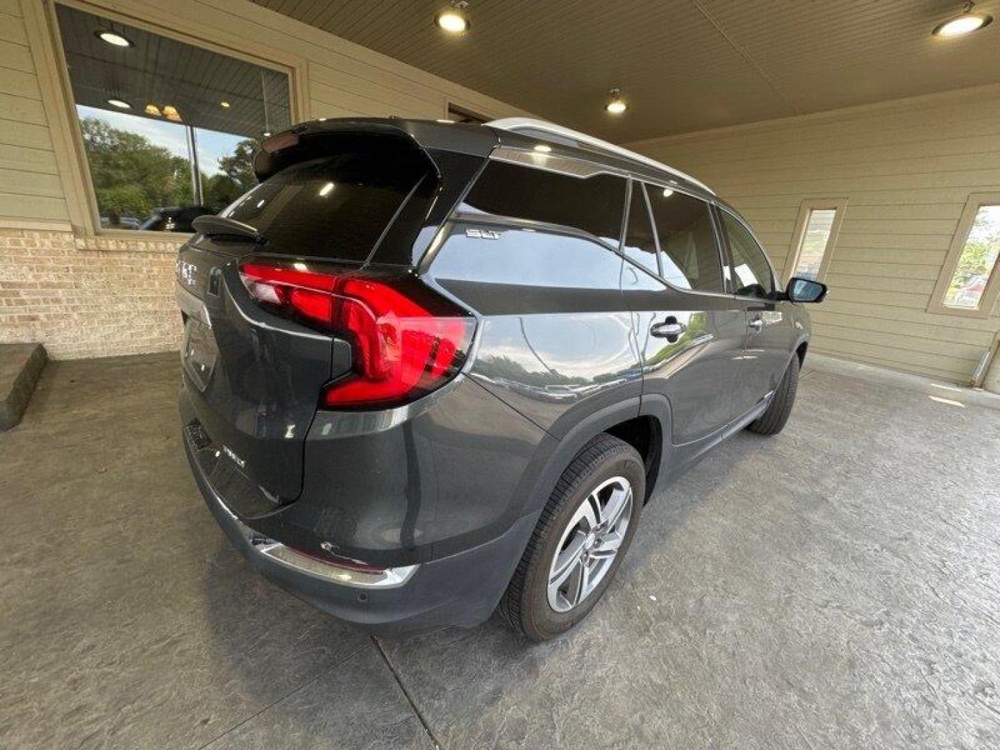 2018 Graphite Gray Metallic GMC Terrain SLT (3GKALVEV1JL) with an 1.5L Turbo I4 170hp 203ft. lbs. engine, Automatic transmission, located at 25355 Eames Street, Channahon, IL, 60410, (815) 467-1807, 41.429108, -88.228432 - Photo#4
