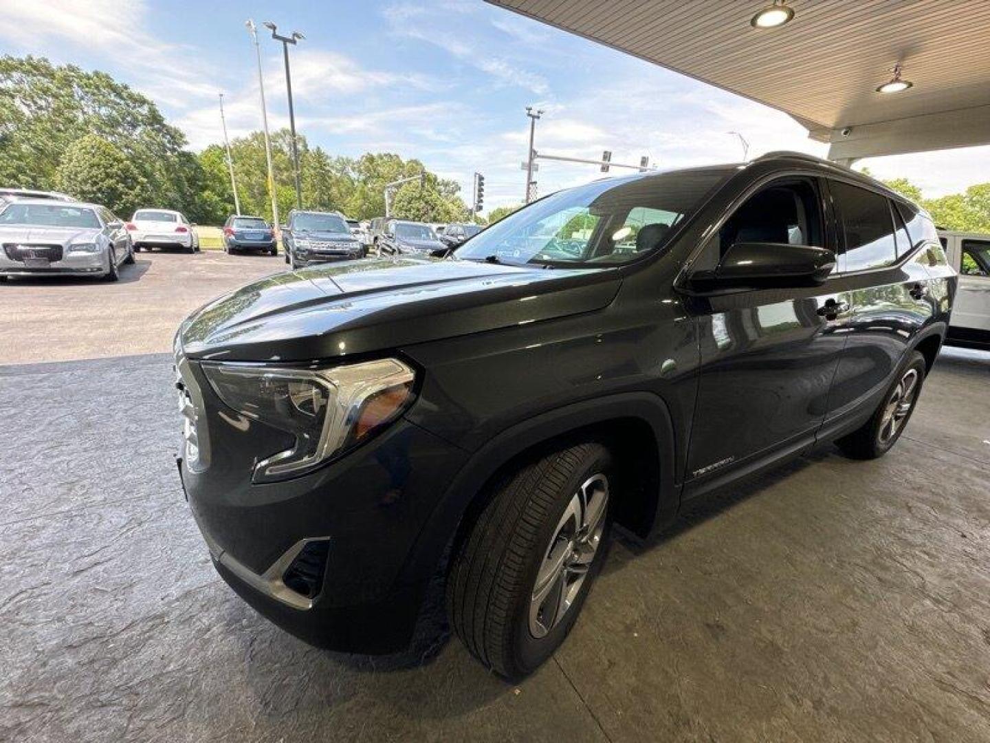 2018 Graphite Gray Metallic GMC Terrain SLT (3GKALVEV1JL) with an 1.5L Turbo I4 170hp 203ft. lbs. engine, Automatic transmission, located at 25355 Eames Street, Channahon, IL, 60410, (815) 467-1807, 41.429108, -88.228432 - Photo#8