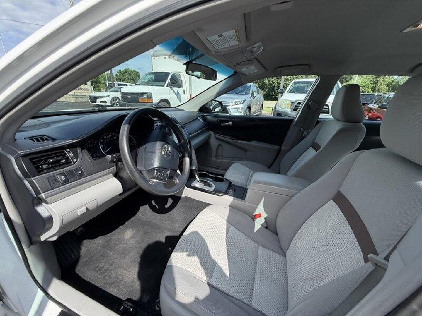 2013 Super White Toyota Camry LE (4T4BF1FK4DR) with an 2.5L I4 178hp 170ft. lbs. engine, Automatic transmission, located at 25355 Eames Street, Channahon, IL, 60410, (815) 467-1807, 41.429108, -88.228432 - Ready to roll in style without breaking the bank? Feast your eyes on this sharp 2013 Toyota Camry L, rocking a crisp Super White exterior that practically screams confidence. Slide inside, and you'll be greeted by a sleek Ash interior that's as chic as it is comfyperfect for those daily drives or sp - Photo#12