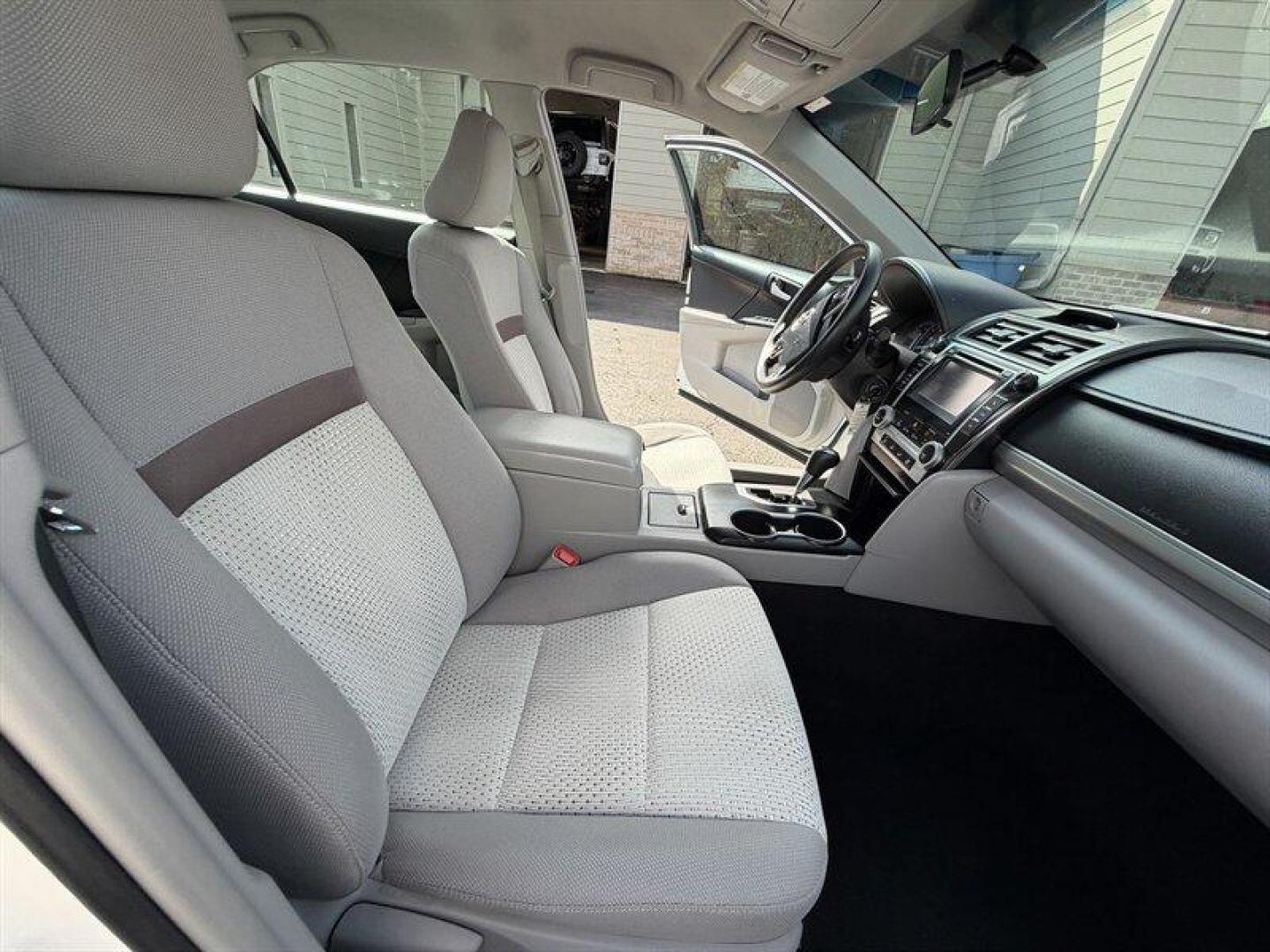 2013 Super White Toyota Camry LE (4T4BF1FK4DR) with an 2.5L I4 178hp 170ft. lbs. engine, Automatic transmission, located at 25355 Eames Street, Channahon, IL, 60410, (815) 467-1807, 41.429108, -88.228432 - Ready to roll in style without breaking the bank? Feast your eyes on this sharp 2013 Toyota Camry L, rocking a crisp Super White exterior that practically screams confidence. Slide inside, and you'll be greeted by a sleek Ash interior that's as chic as it is comfyperfect for those daily drives or sp - Photo#15