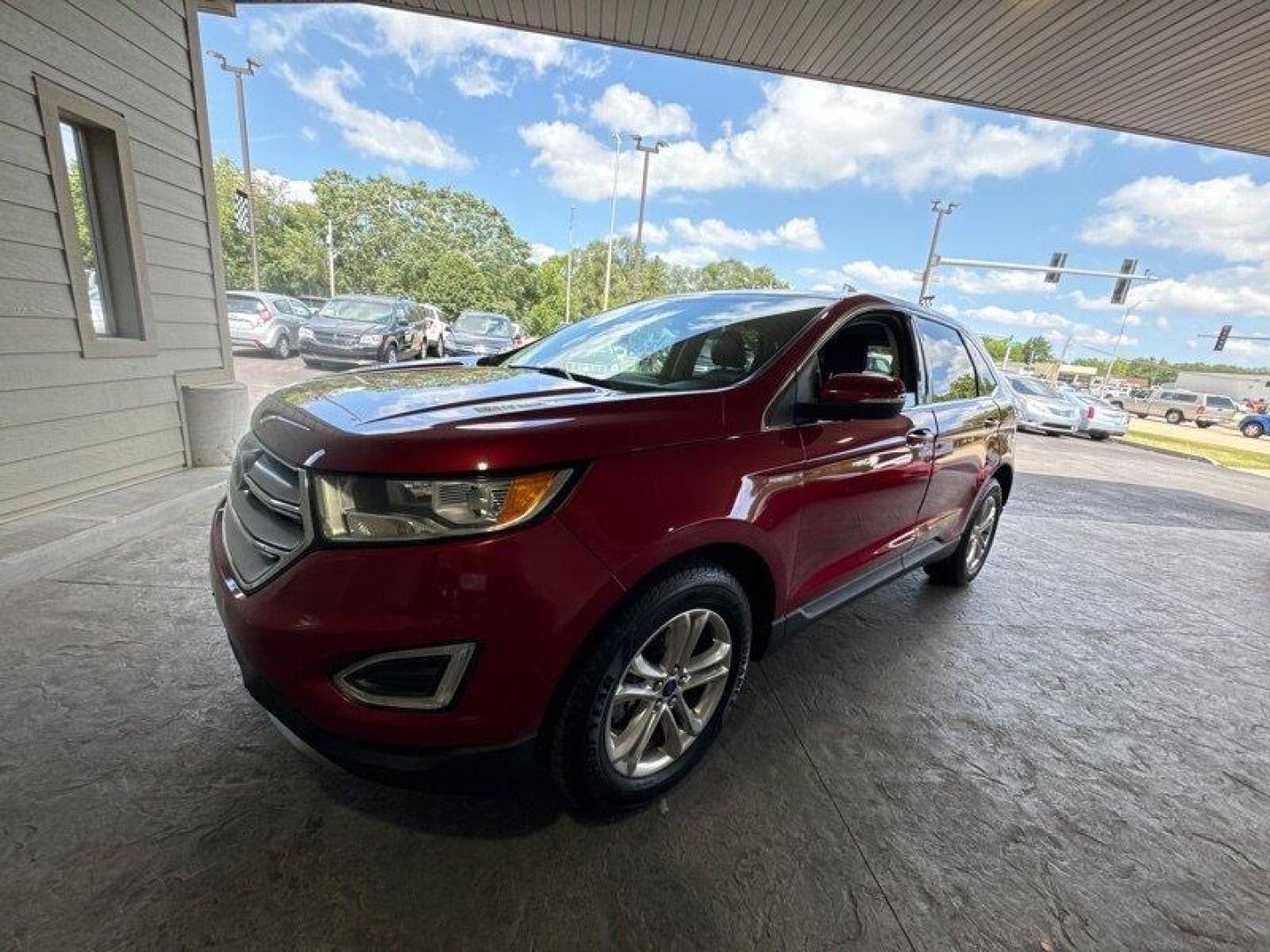 2015 Bronze Fire Metallic Tinted Clearcoat Ford Edge SEL (2FMTK3J85FB) with an 3.5L V6 280hp 250ft. lbs. engine, Automatic transmission, located at 25355 Eames Street, Channahon, IL, 60410, (815) 467-1807, 41.429108, -88.228432 - Behold the magnificent 2015 Ford Edge SEL, a true masterpiece of engineering and design! With a commanding 3.5L V6 engine that churns out a jaw-dropping 280 horsepower and 250 foot-pounds of torque, this vehicle delivers a driving experience unlike any other. Step inside this work of art and marve - Photo#7