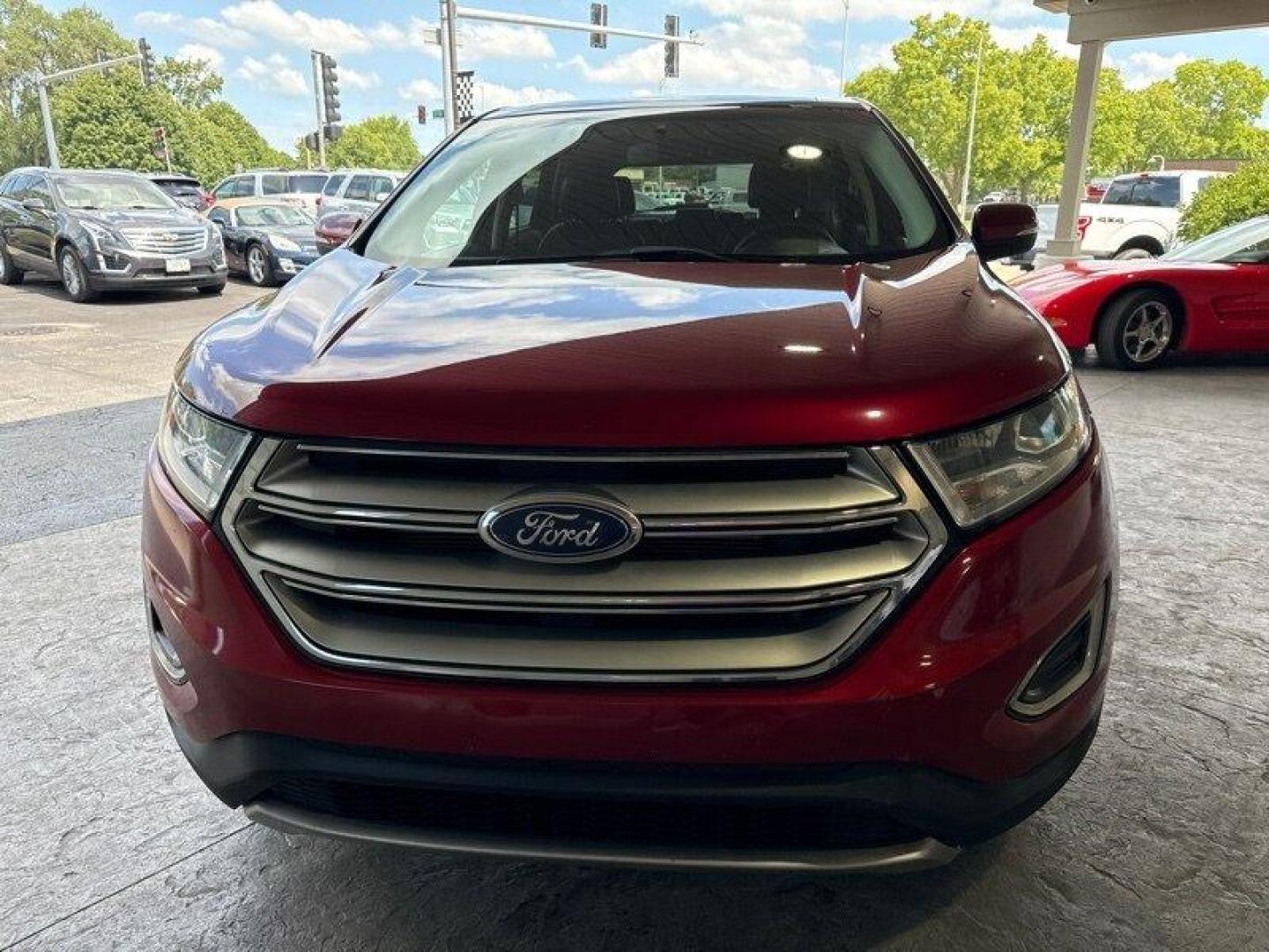 2015 Bronze Fire Metallic Tinted Clearcoat Ford Edge SEL (2FMTK3J85FB) with an 3.5L V6 280hp 250ft. lbs. engine, Automatic transmission, located at 25355 Eames Street, Channahon, IL, 60410, (815) 467-1807, 41.429108, -88.228432 - Behold the magnificent 2015 Ford Edge SEL, a true masterpiece of engineering and design! With a commanding 3.5L V6 engine that churns out a jaw-dropping 280 horsepower and 250 foot-pounds of torque, this vehicle delivers a driving experience unlike any other. Step inside this work of art and marve - Photo#8