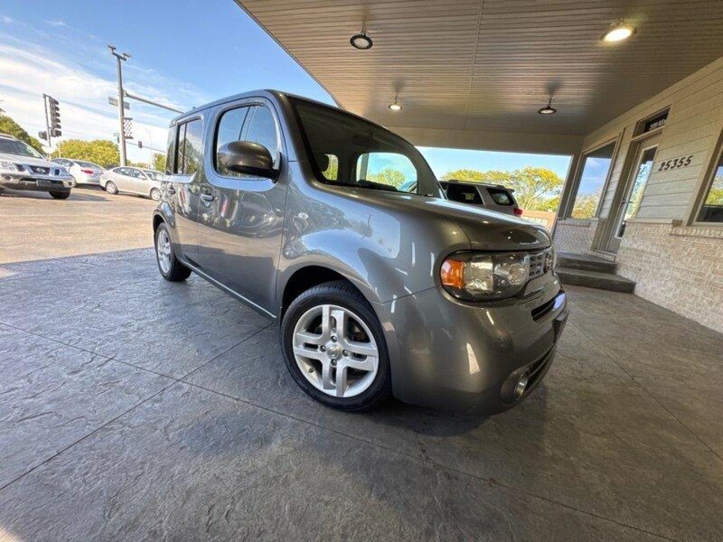 2013 Gun Metallic Nissan cube 1.8 SL (JN8AZ2KR8DT) with an 1.8L I4 122hp 127ft. lbs. engine, Automatic transmission, located at 25355 Eames Street, Channahon, IL, 60410, (815) 467-1807, 41.429108, -88.228432 - Photo#0