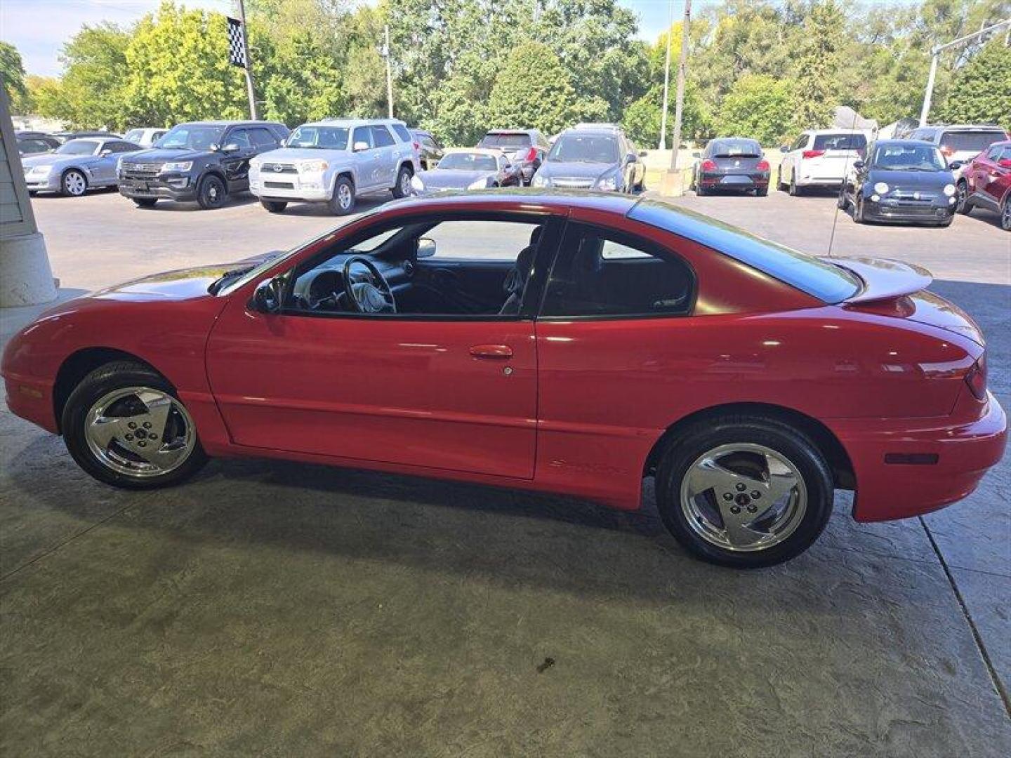 2005 Sport Red Metallic Pontiac Sunfire (3G2JB12F25S) with an 2.2L I4 140 hp 150ft. lbs. DOHC 16V engine, Automatic transmission, located at 25355 Eames Street, Channahon, IL, 60410, (815) 467-1807, 41.429108, -88.228432 - Photo#6