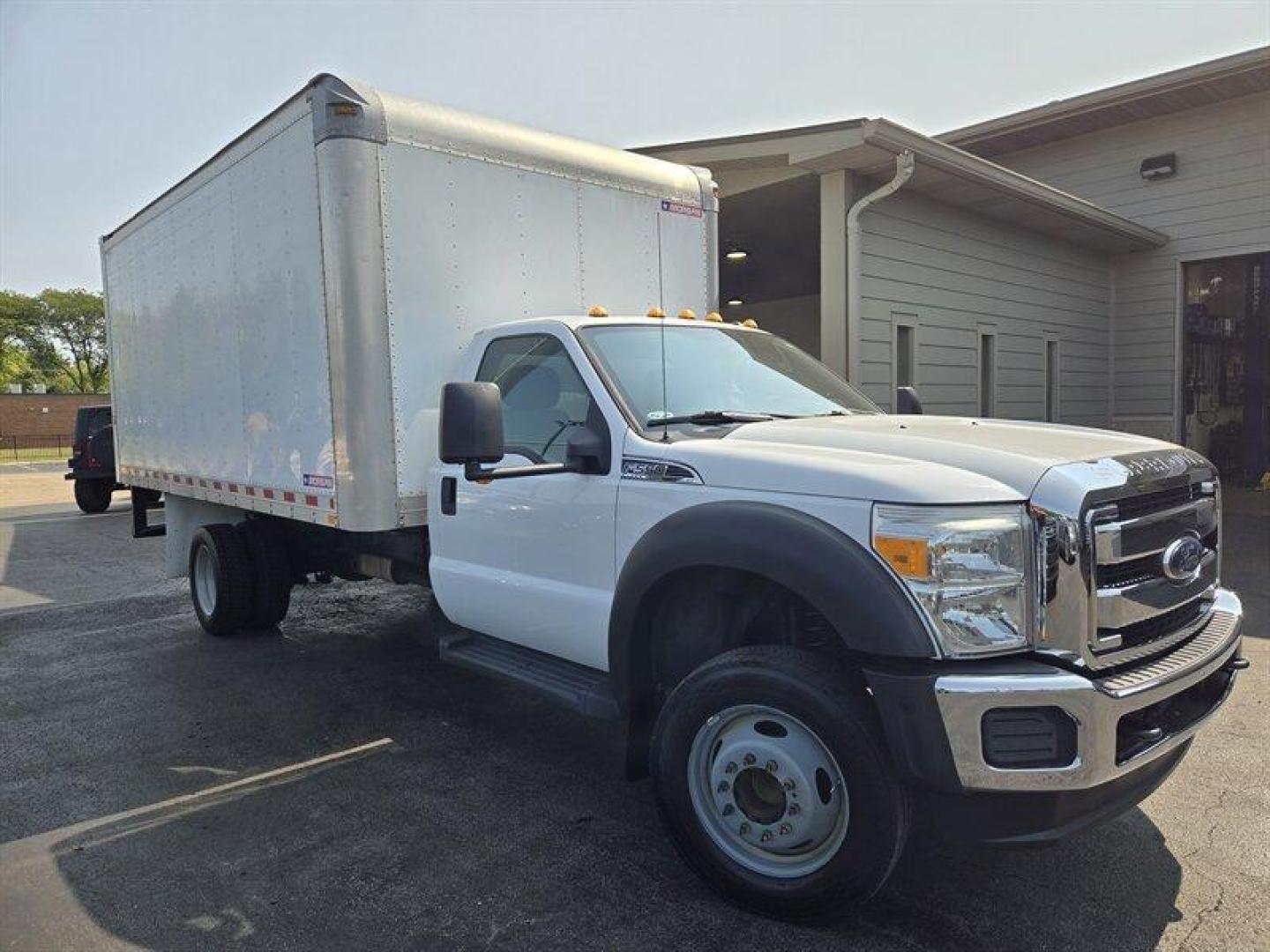2016 White Ford F-550 XLT DRW (1FDUF5GY9GE) with an 6.8 engine, Automatic transmission, located at 25355 Eames Street, Channahon, IL, 60410, (815) 467-1807, 41.429108, -88.228432 - ** 16 FOOT MORGAN BOX. BOX DIMENSIONS 16 FOOT LONG X 99 INCHES WIDE X 81 INCHES TALL.** TRUCK HAS A 6.8L V-10 GAS MOTOR AND HAS BEEN FULLY SERVICED INCLUDING NEW TIRES AND BRAKES. This 2016 Ford F-550 is a powerful and reliable workhorse, equipped with a 6.8 liter engine that provides ample perform - Photo#0