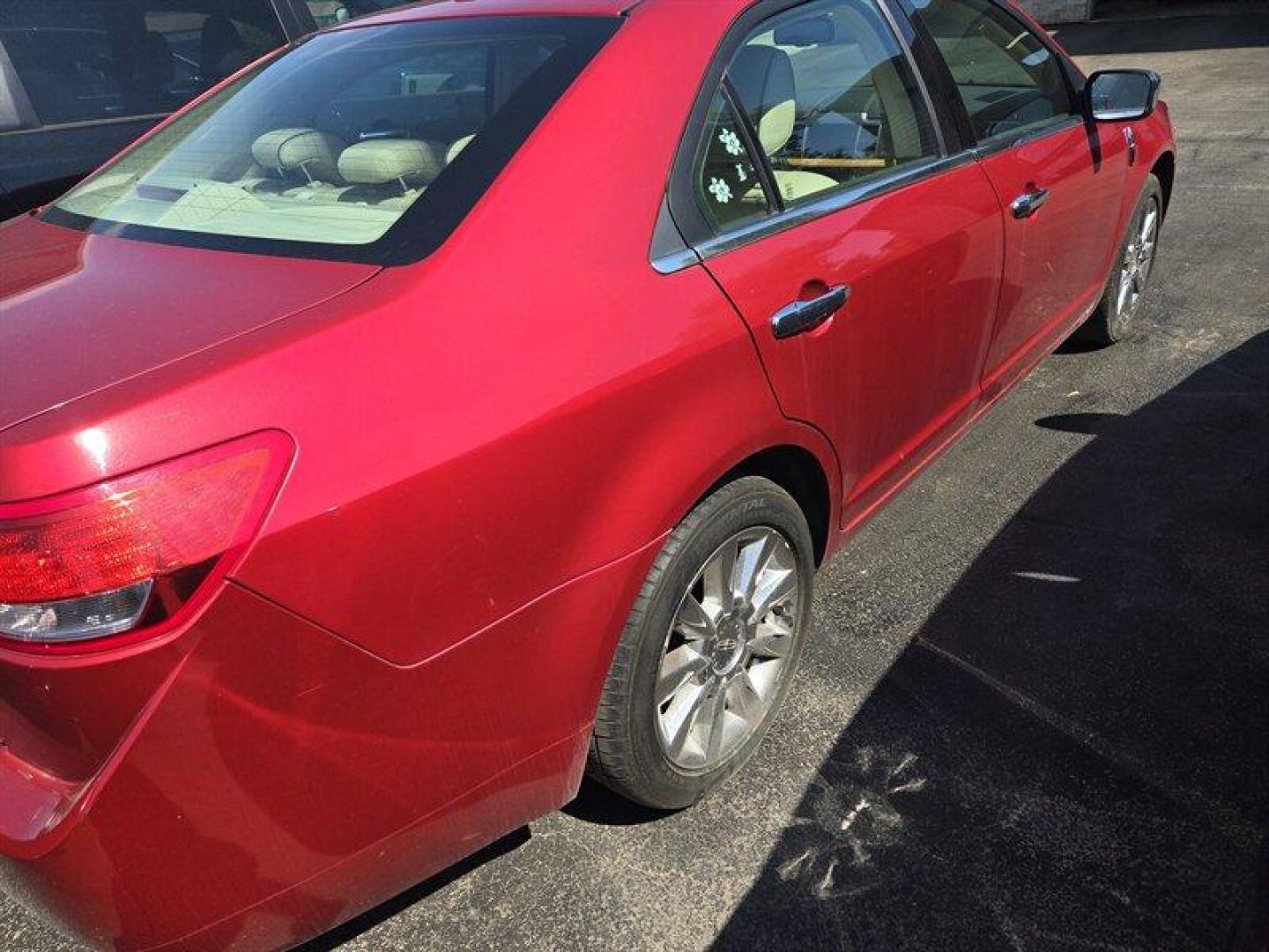 2010 Sangria Red Clearcoat Metallic Lincoln MKZ/Zephyr (3LNHL2JC2AR) with an Duratec 3.5L V6 263hp 249ft. lbs. engine, Automatic transmission, located at 25355 Eames Street, Channahon, IL, 60410, (815) 467-1807, 41.429108, -88.228432 - ** LOCAL TRADE IN BEING SOLD AS-IS, HAS RUST ON ROCKERS AND COULD USE BRAKES. ** This 2010 Lincoln MKZ/Zephyr comes equipped with a robust Duratec 3.5L V6 engine that delivers 263hp and 249ft. lbs. of torque, providing a smooth and powerful driving experience. The exterior of this sedan boasts a sty - Photo#3