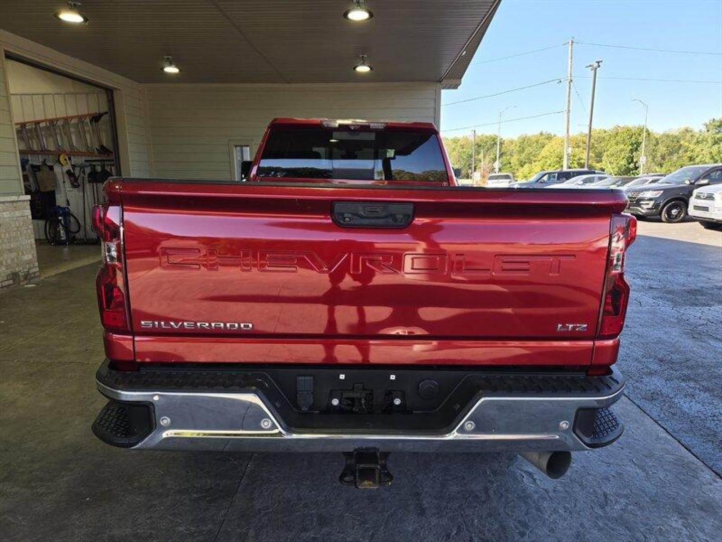 2021 Red Hot Chevrolet Silverado 3500 LTZ (1GC4YUEY8MF) with an Duramax 6.6L Biodiesel Turbo V8 445hp 910ft. lbs. engine, Automatic transmission, located at 25355 Eames Street, Channahon, IL, 60410, (815) 467-1807, 41.429108, -88.228432 - Photo#5