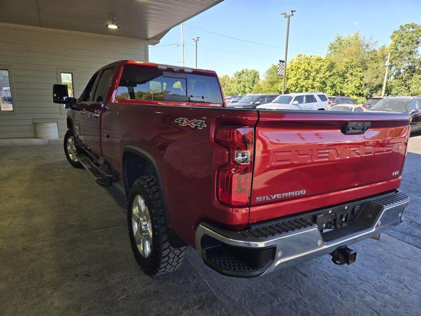 2021 Red Hot Chevrolet Silverado 3500 LTZ (1GC4YUEY8MF) with an Duramax 6.6L Biodiesel Turbo V8 445hp 910ft. lbs. engine, Automatic transmission, located at 25355 Eames Street, Channahon, IL, 60410, (815) 467-1807, 41.429108, -88.228432 - Photo#6