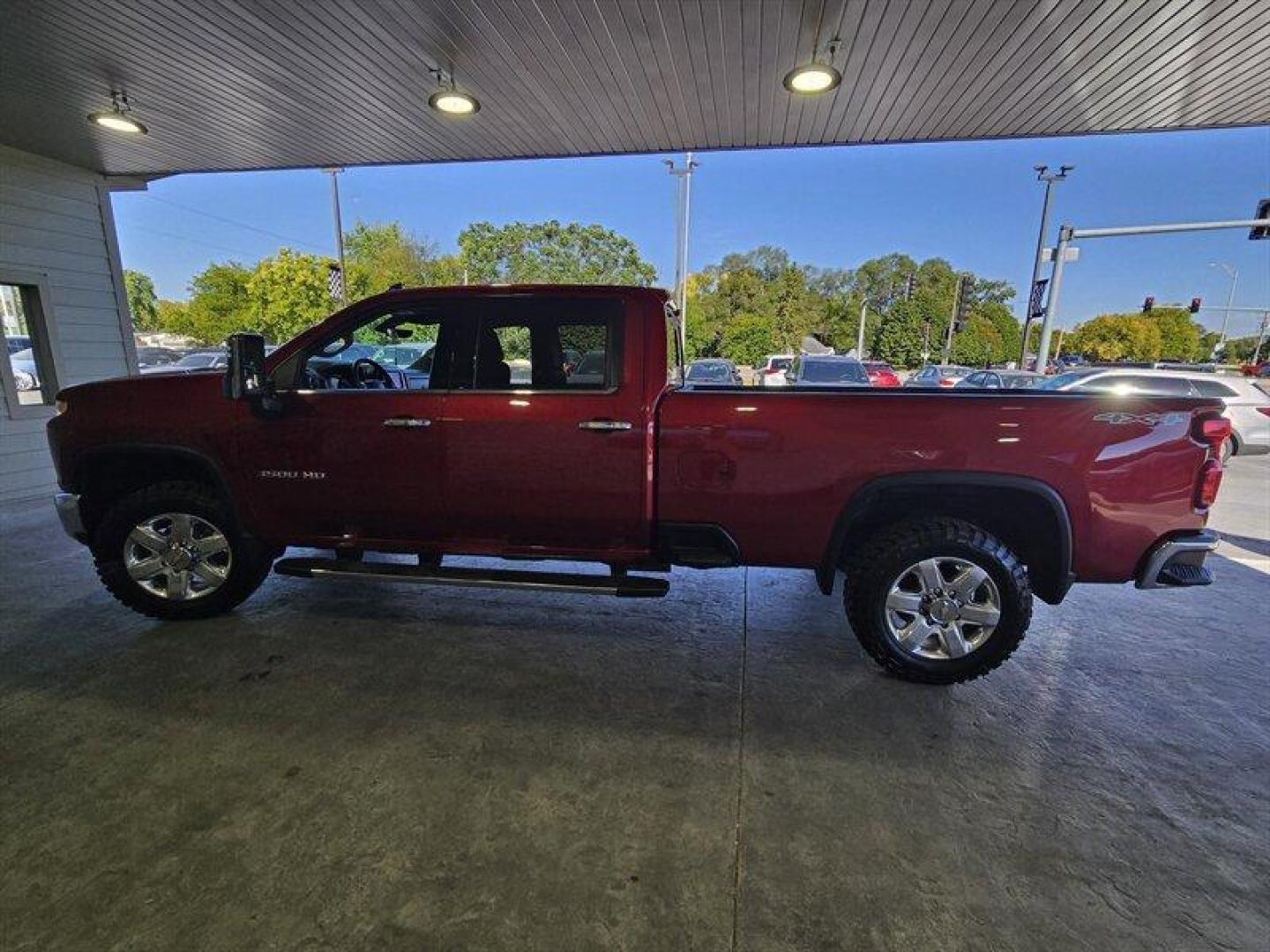 2021 Red Hot Chevrolet Silverado 3500 LTZ (1GC4YUEY8MF) with an Duramax 6.6L Biodiesel Turbo V8 445hp 910ft. lbs. engine, Automatic transmission, located at 25355 Eames Street, Channahon, IL, 60410, (815) 467-1807, 41.429108, -88.228432 - Photo#8