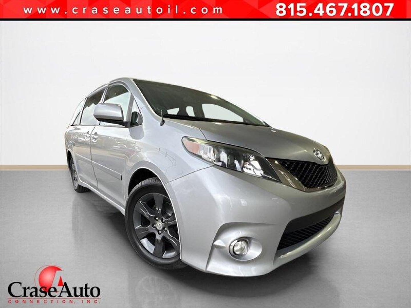 2013 Predawn Gray Mica Toyota Sienna SE 8 Passenger (5TDXK3DC9DS) with an 3.5L V6 266hp 245ft. lbs. engine, Automatic transmission, located at 25355 Eames Street, Channahon, IL, 60410, (815) 467-1807, 41.429108, -88.228432 - Ladies and gentlemen, let me introduce you to the ultimate family-hauling machine, the 2013 Toyota Sienna SE! This bad boy is powered by a 3.5L V6 engine that produces a whopping 266 horsepower and 245 ft-lbs of torque. That's right, you'll have plenty of power to get up and go, whether you're takin - Photo#0