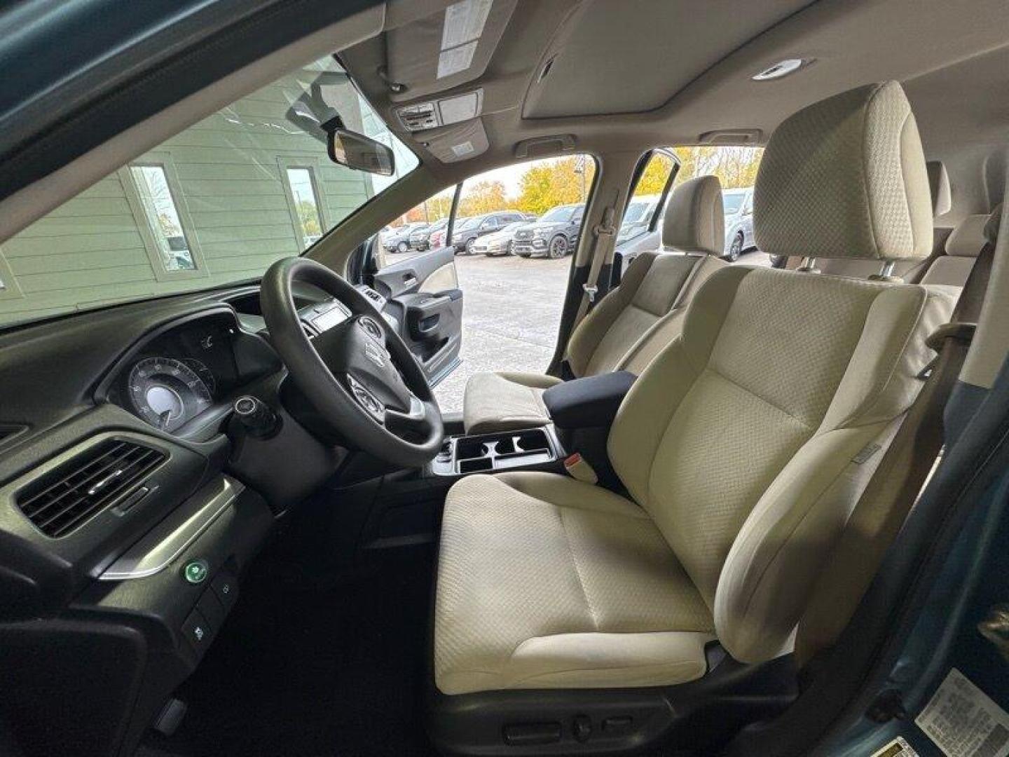2016 Obsidian Blue Pearl Honda CR-V EX (5J6RM4H54GL) with an 2.4L I4 185hp 181ft. lbs. engine, Automatic transmission, located at 25355 Eames Street, Channahon, IL, 60410, (815) 467-1807, 41.429108, -88.228432 - Oh, baby, have you seen our 2016 Honda CR-V EX in Obsidian Blue Pearl with Beige interior? It's a real head-turner! Let me tell you all about its factory default features. Under the hood, you've got a powerful 2.4L I4 185hp 181ft. lbs. engine that'll have you zooming down the highway like a boss. - Photo#13