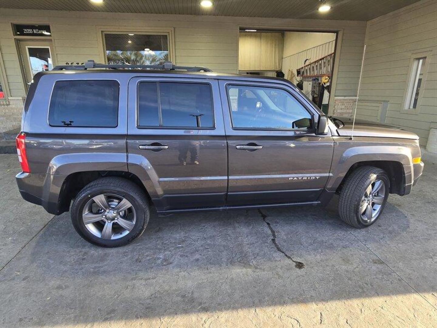 2015 Granite Crystal Metallic Clear Coat Jeep Patriot High Altitude (1C4NJRFB7FD) with an 2.4L I4 172hp 165ft. lbs. engine, Automatic transmission, located at 25355 Eames Street, Channahon, IL, 60410, (815) 467-1807, 41.429108, -88.228432 - Photo#2