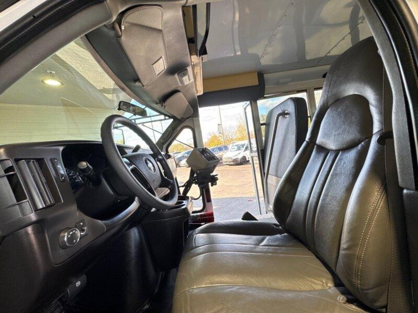 2008 White Chevrolet Express Work Van Cutaway (1GBHG31C981) with an 4.8 engine, Automatic transmission, located at 25355 Eames Street, Channahon, IL, 60410, (815) 467-1807, 41.429108, -88.228432 - 15 PASSENGER INCLUDING DRIVER BUS! 3 ROWS WITH CAR SEATS ANCHORS. 2 BELTS PER REAR SEATS. REAR HEAT. JUST SERVICED! - Photo#10