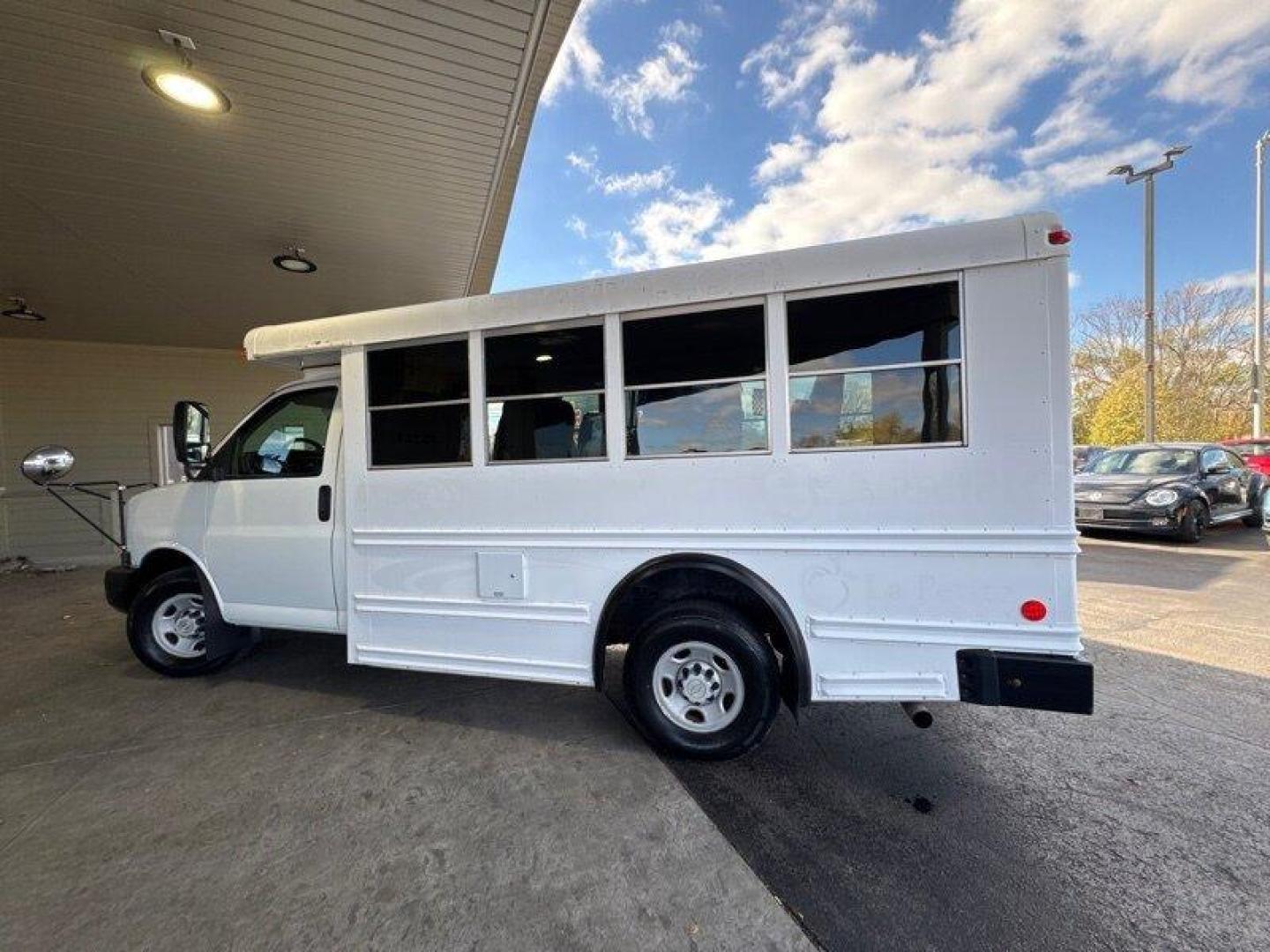2008 White Chevrolet Express Work Van Cutaway (1GBHG31C981) with an 4.8 engine, Automatic transmission, located at 25355 Eames Street, Channahon, IL, 60410, (815) 467-1807, 41.429108, -88.228432 - 15 PASSENGER INCLUDING DRIVER BUS! 3 ROWS WITH CAR SEATS ANCHORS. 2 BELTS PER REAR SEATS. REAR HEAT. JUST SERVICED! - Photo#5
