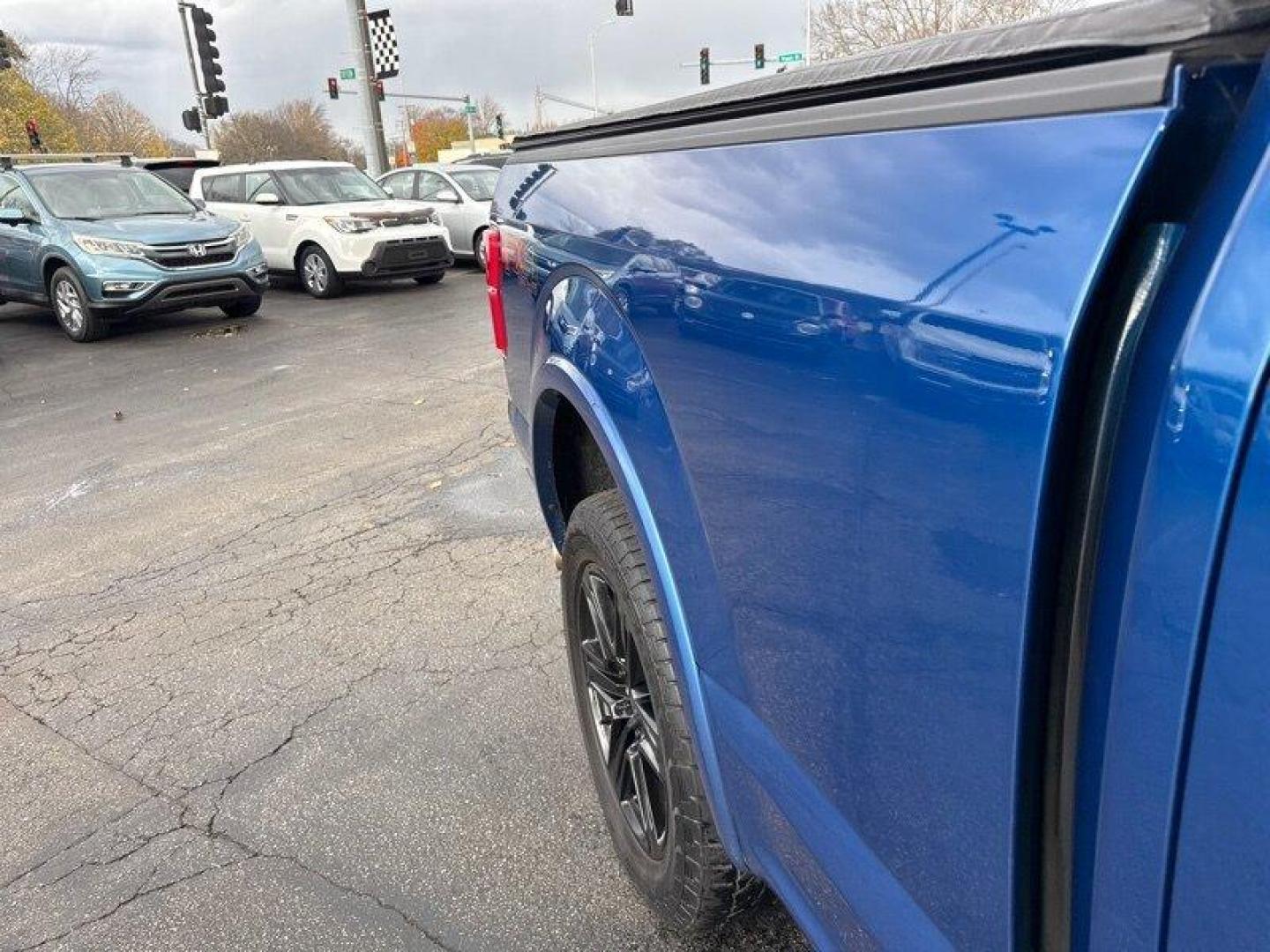 2018 Blue Jeans Ford F-150 Lariat (1FTFW1EG3JF) with an EcoBoost 3.5L Twin Turbo V6 375hp 470ft. lbs. engine, Automatic transmission, located at 25355 Eames Street, Channahon, IL, 60410, (815) 467-1807, 41.429108, -88.228432 - Photo#11