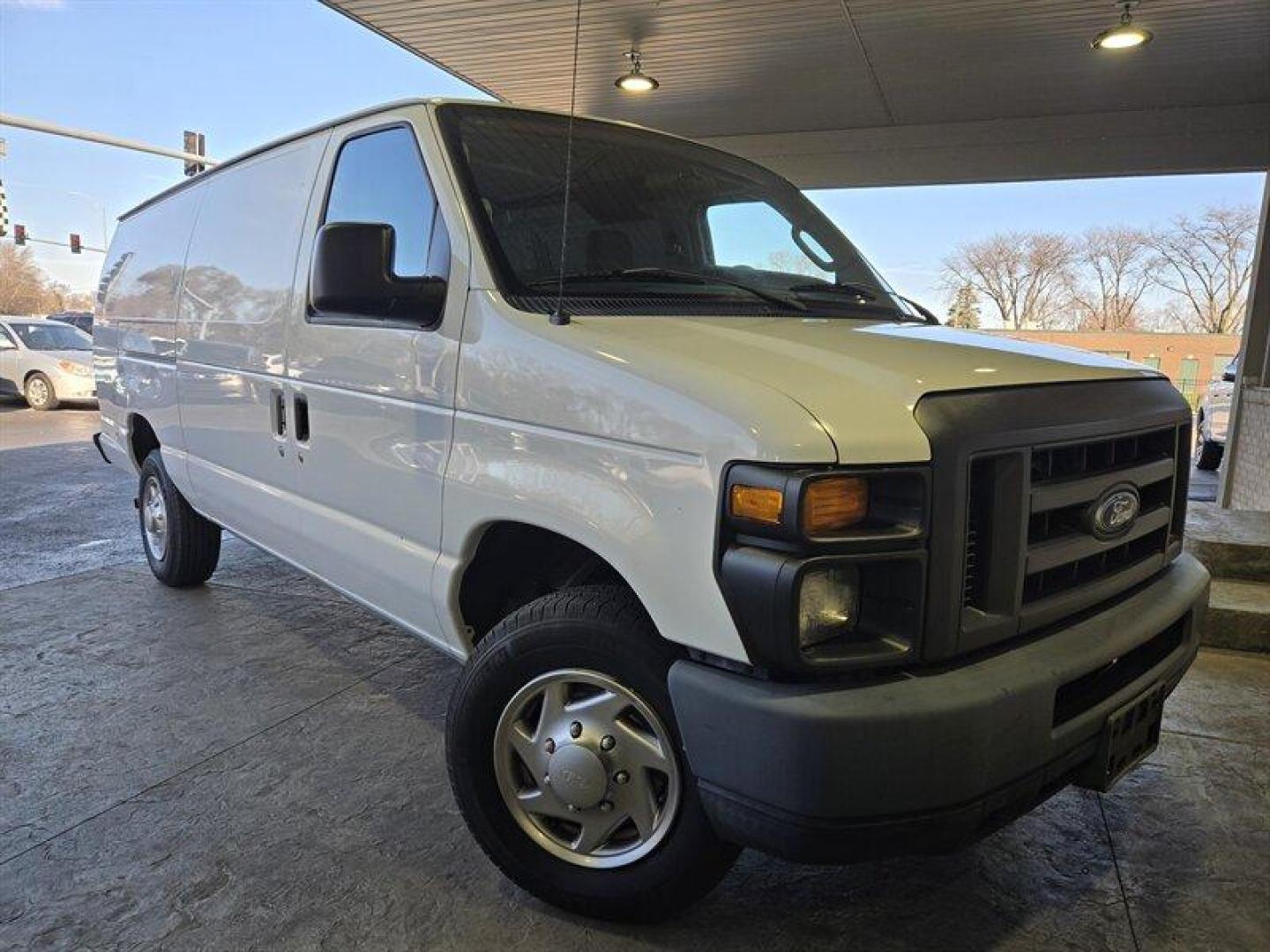 2013 Oxford White Ford Commercial (1FTNS1EW3DD) with an Triton 4.6L Flex Fuel V8 225hp 286ft. lbs. engine, Automatic transmission, located at 25355 Eames Street, Channahon, IL, 60410, (815) 467-1807, 41.429108, -88.228432 - Photo#0