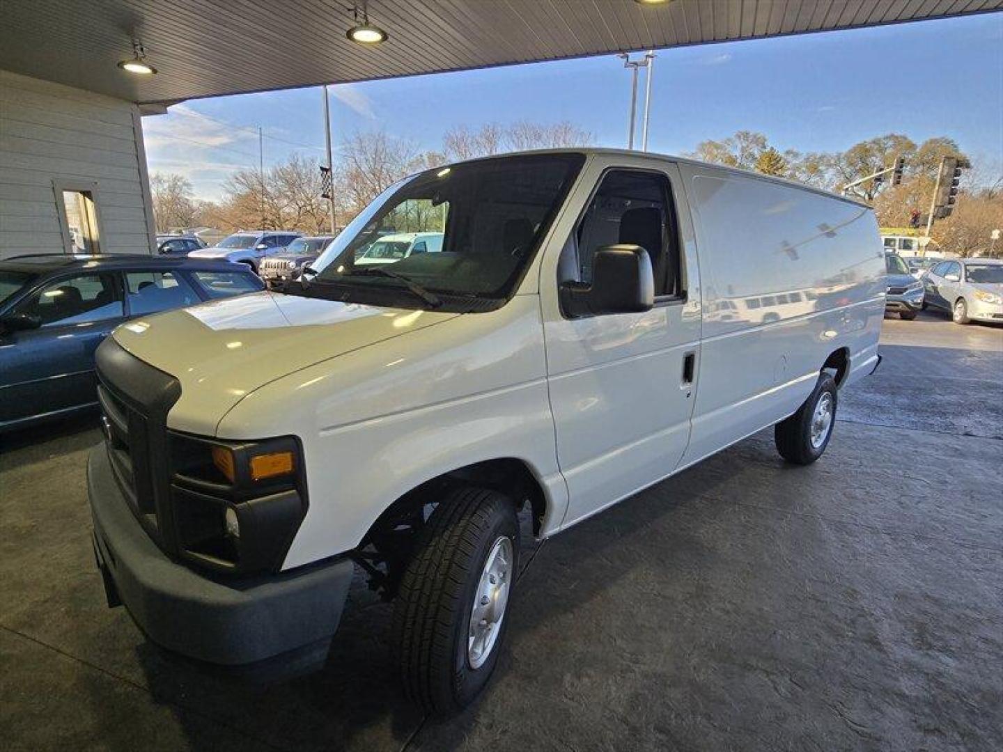 2013 Oxford White Ford Commercial (1FTNS1EW3DD) with an Triton 4.6L Flex Fuel V8 225hp 286ft. lbs. engine, Automatic transmission, located at 25355 Eames Street, Channahon, IL, 60410, (815) 467-1807, 41.429108, -88.228432 - Photo#9