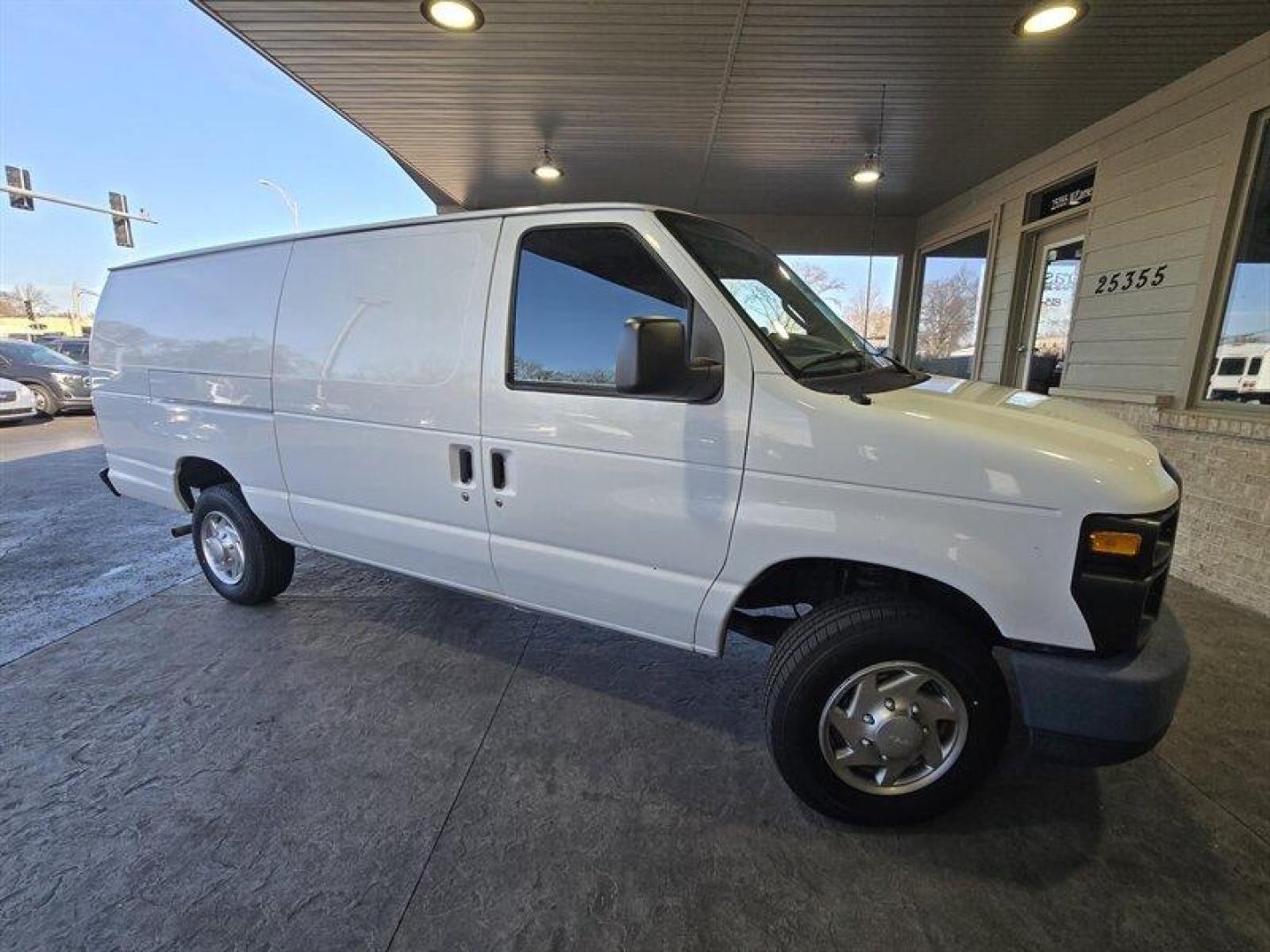 2013 Oxford White Ford Commercial (1FTNS1EW3DD) with an Triton 4.6L Flex Fuel V8 225hp 286ft. lbs. engine, Automatic transmission, located at 25355 Eames Street, Channahon, IL, 60410, (815) 467-1807, 41.429108, -88.228432 - Photo#1