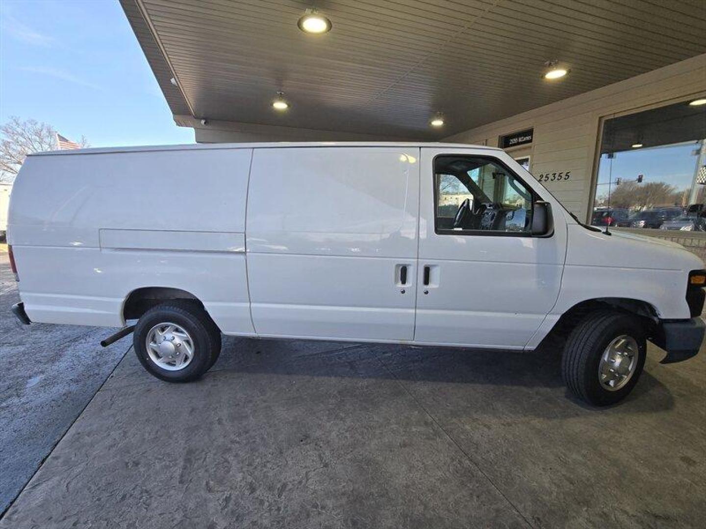 2013 Oxford White Ford Commercial (1FTNS1EW3DD) with an Triton 4.6L Flex Fuel V8 225hp 286ft. lbs. engine, Automatic transmission, located at 25355 Eames Street, Channahon, IL, 60410, (815) 467-1807, 41.429108, -88.228432 - Photo#2