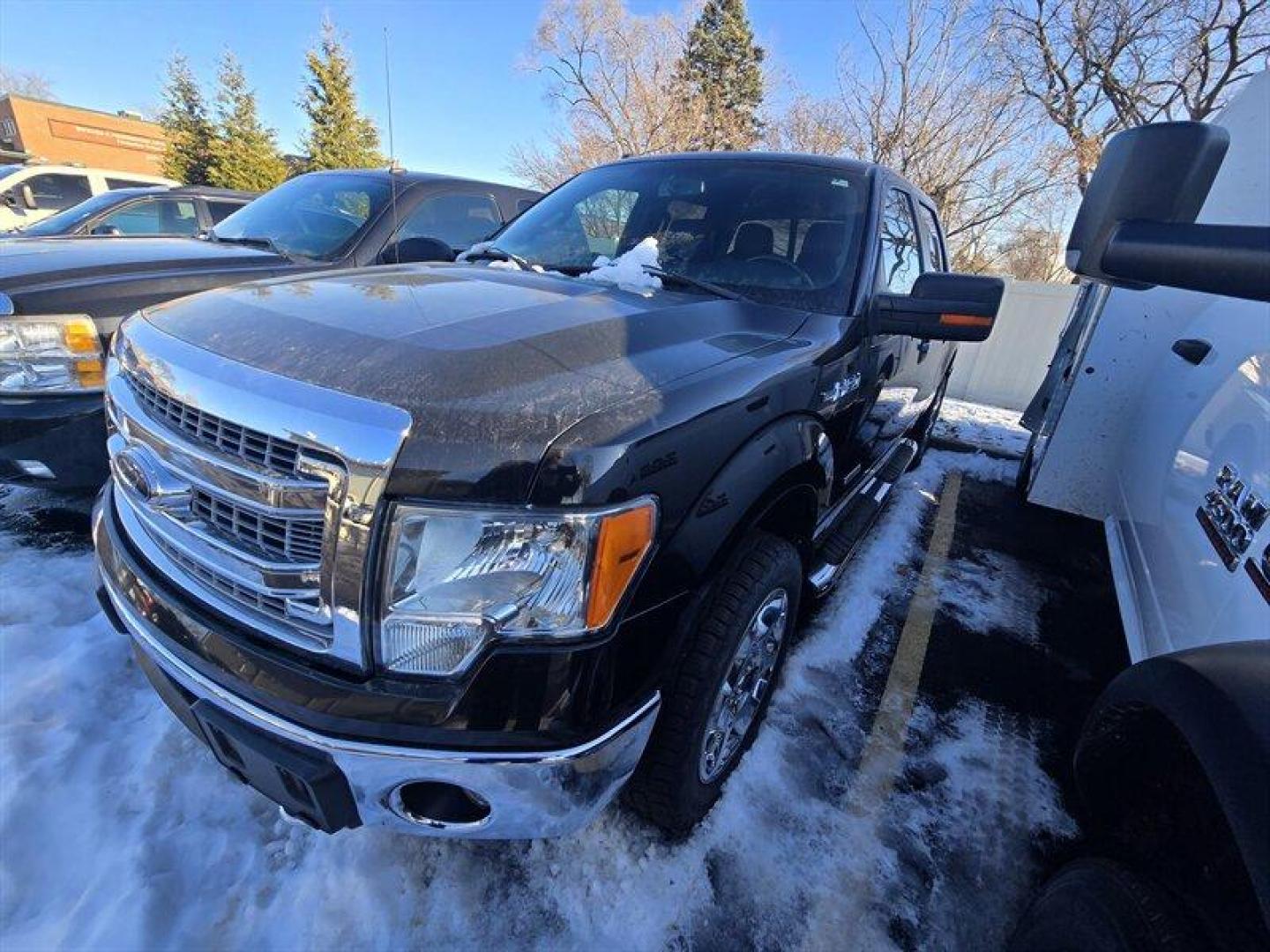 2013 Tuxedo Black Metallic Ford F-150 XLT (1FTFW1ET4DF) with an EcoBoost 3.5L Twin Turbo V6 365hp 420ft. lbs. engine, Automatic transmission, located at 25355 Eames Street, Channahon, IL, 60410, (815) 467-1807, 41.429108, -88.228432 - Photo#0