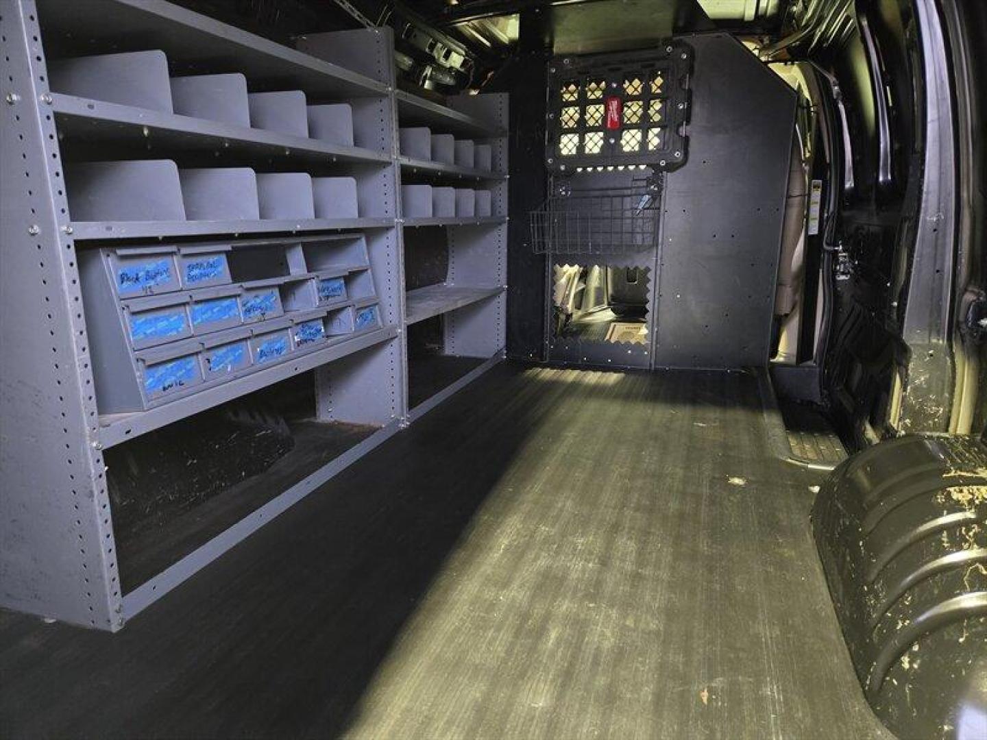 2012 Black Chevrolet Express Work Van Cargo (1GCZGTCA0C1) with an 4.8L Flex Fuel V8 280hp 295ft. lbs. engine, Automatic transmission, located at 25355 Eames Street, Channahon, IL, 60410, (815) 467-1807, 41.429108, -88.228432 - Looking for a powerful, reliable, and versatile vehicle that can handle anything you throw at it? Look no further than the 2012 Chevrolet Express 3500! With its 4.8L Flex Fuel V8 engine, producing a whopping 280 horsepower and 295 foot-pounds of torque, this van is a true workhorse. But that's not - Photo#18