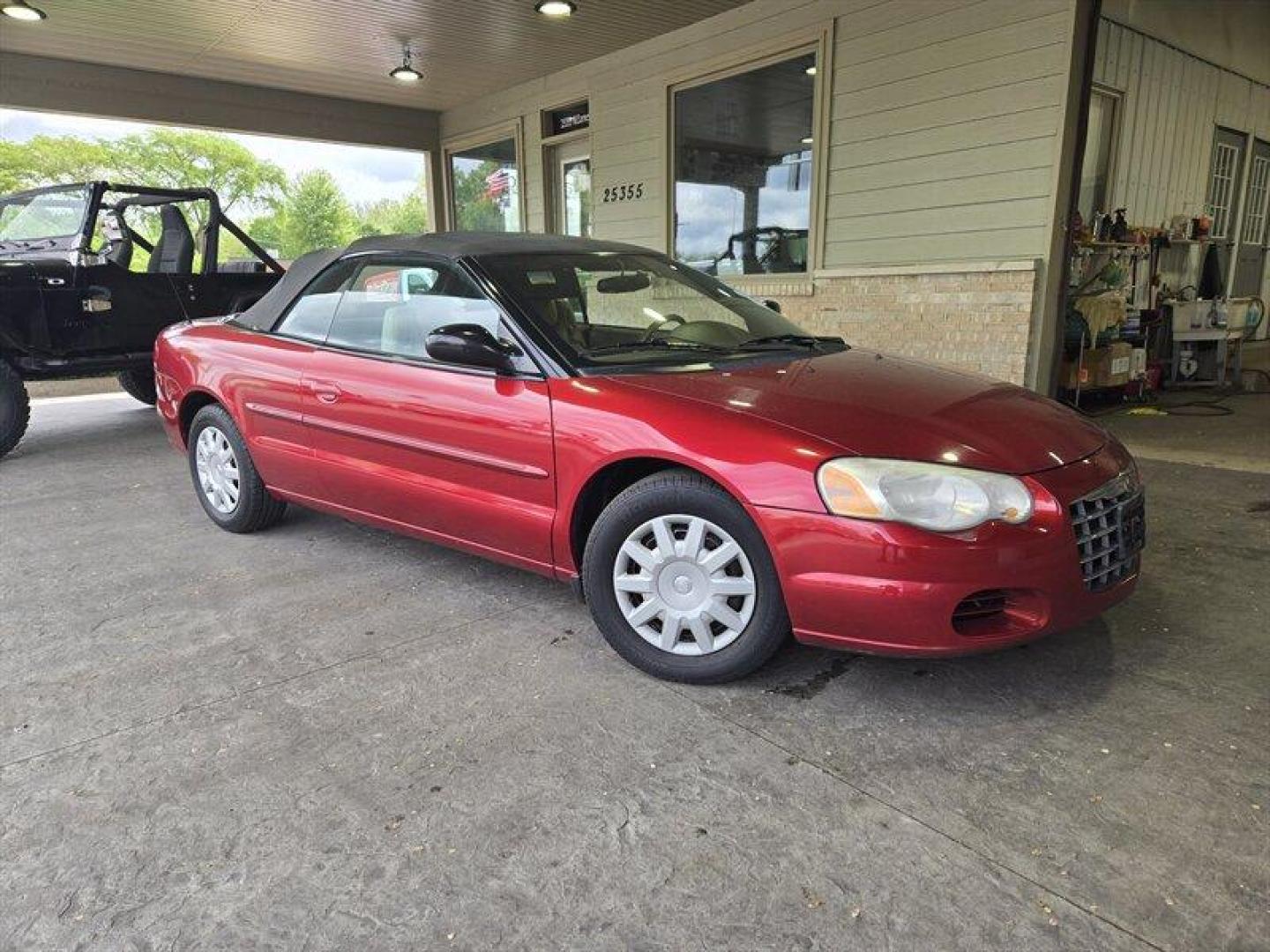 2004 Inferno Red Tinted Pearlcoat Chrysler Sebring LX (1C3EL45X74N) with an 2.4 engine, Automatic transmission, located at 25355 Eames Street, Channahon, IL, 60410, (815) 467-1807, 41.429108, -88.228432 - TRADE IN SPECIAL, THESE VEHICLES ARE SOLD AS-IS NO WARRANTY. WE WILL TRY TO DISCLOSE WHAT WE KNOW IS WRONG WITH THEM. PRICED TO MOVE. CONVERTIBLE TOP DOES NOT GO ALL THE WAY DOWN AND HAS A CUT IN IT, CAR ALSO HAS SOME OIL LEAKES, AND NEEDS BRAKES *NO FINANCING AVAILABLE. NO SHIPPING AVAILABLE* - Photo#0