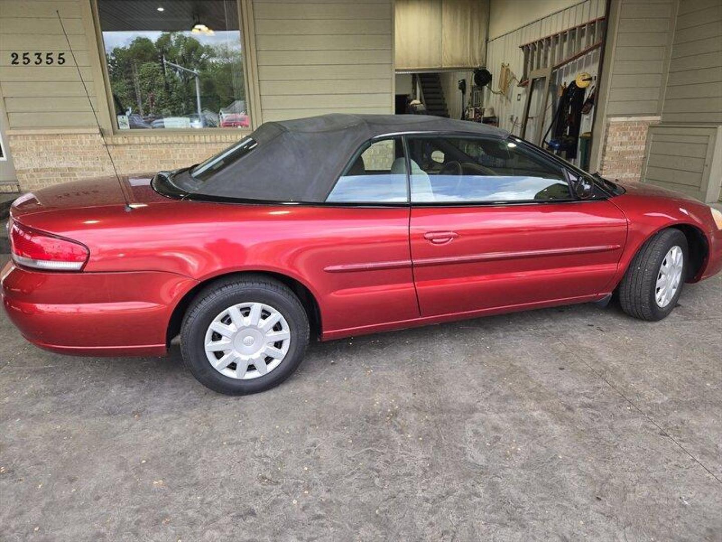 2004 Inferno Red Tinted Pearlcoat Chrysler Sebring LX (1C3EL45X74N) with an 2.4 engine, Automatic transmission, located at 25355 Eames Street, Channahon, IL, 60410, (815) 467-1807, 41.429108, -88.228432 - TRADE IN SPECIAL, THESE VEHICLES ARE SOLD AS-IS NO WARRANTY. WE WILL TRY TO DISCLOSE WHAT WE KNOW IS WRONG WITH THEM. PRICED TO MOVE. CONVERTIBLE TOP DOES NOT GO ALL THE WAY DOWN AND HAS A CUT IN IT, CAR ALSO HAS SOME OIL LEAKES, AND NEEDS BRAKES *NO FINANCING AVAILABLE. NO SHIPPING AVAILABLE* - Photo#2