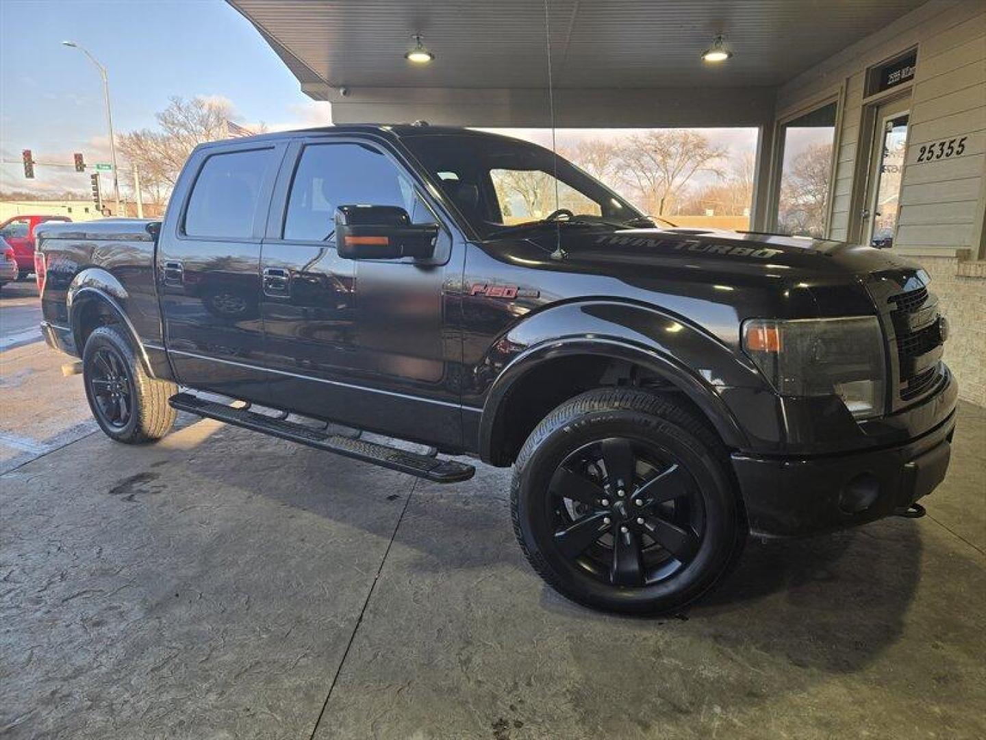 2013 Tuxedo Black Metallic Ford F-150 FX4 (1FTFW1ET1DF) with an EcoBoost 3.5L Twin Turbo V6 365hp 420ft. lbs. engine, Automatic transmission, located at 25355 Eames Street, Channahon, IL, 60410, (815) 467-1807, 41.429108, -88.228432 - Introducing the 2013 Ford F-150 FX4, a powerful and reliable pickup truck that is in excellent overall condition. This vehicle is equipped with a capable and efficient EcoBoost 3.5L Twin Turbo V6 engine that delivers an impressive 365hp and 420ft. lbs. of torque. With a Tuxedo Black Metallic exterio - Photo#0