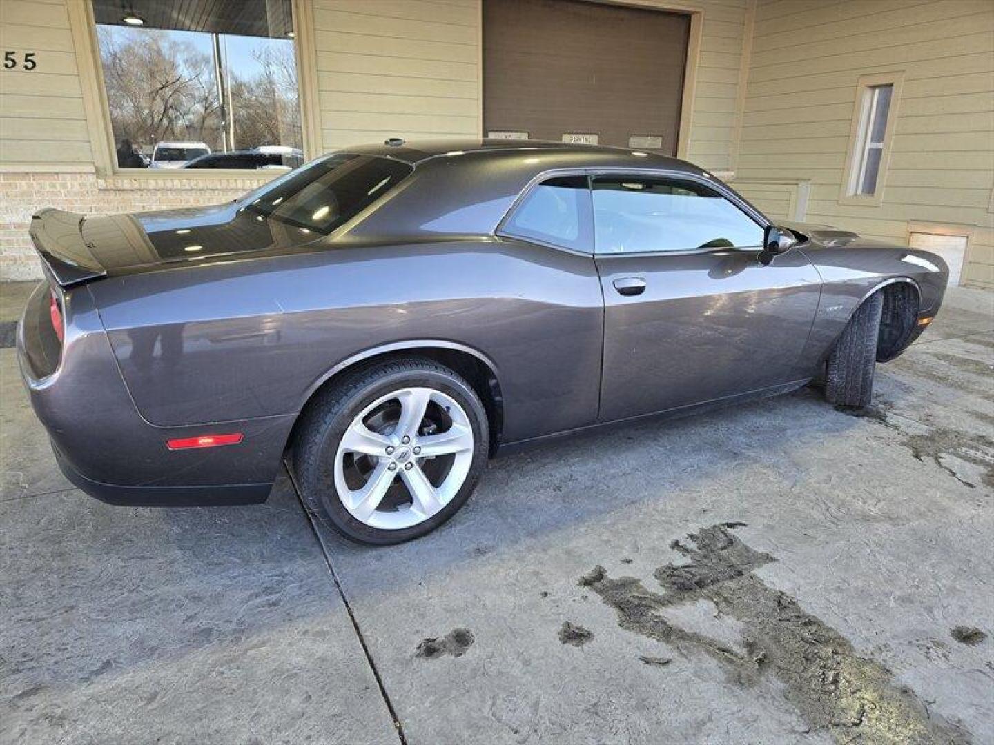 2018 Maximum Steel Metallic Clear Coat Dodge Challenger R/T (2C3CDZBT7JH) with an HEMI 5.7L V8 375hp 410ft. lbs. engine, Automatic transmission, located at 25355 Eames Street, Channahon, IL, 60410, (815) 467-1807, 41.429108, -88.228432 - Introducing a stunning 2018 Dodge Challenger R/T, powered by a HEMI 5.7L V8 engine that delivers 375 horsepower and 410ft. lbs. of torque. This exceptional vehicle has driven less than 10,000 miles per year, with a total mileage of below 64,000 miles. Its impressive fuel efficiency of 15 MPG in the - Photo#3