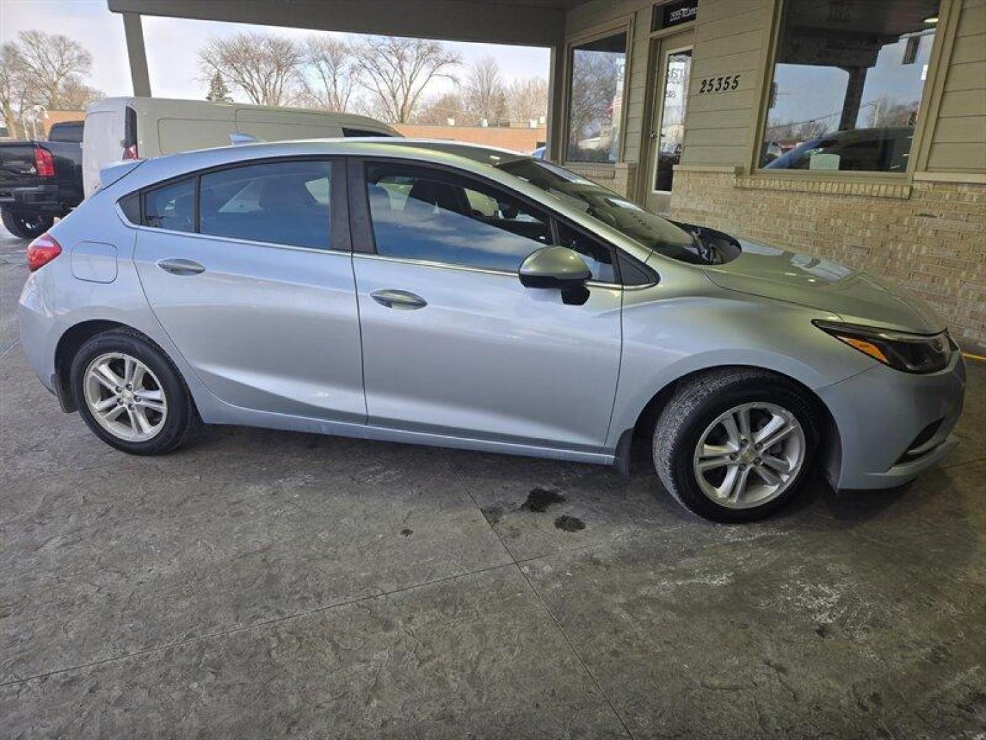 2017 Silver Ice Metallic Chevrolet Cruze LT (3G1BE6SM0HS) with an 1.4 engine, Automatic transmission, located at 25355 Eames Street, Channahon, IL, 60410, (815) 467-1807, 41.429108, -88.228432 - Introducing the 2017 Chevrolet Cruze LT Auto, a sleek and stylish sedan that exudes quality and performance. Powered by a 1.4 engine, this vehicle offers a smooth driving experience with excellent fuel efficiency, averaging 29 MPG in the city and 38 MPG on the highway. With a stunning Arctic Blue - Photo#1