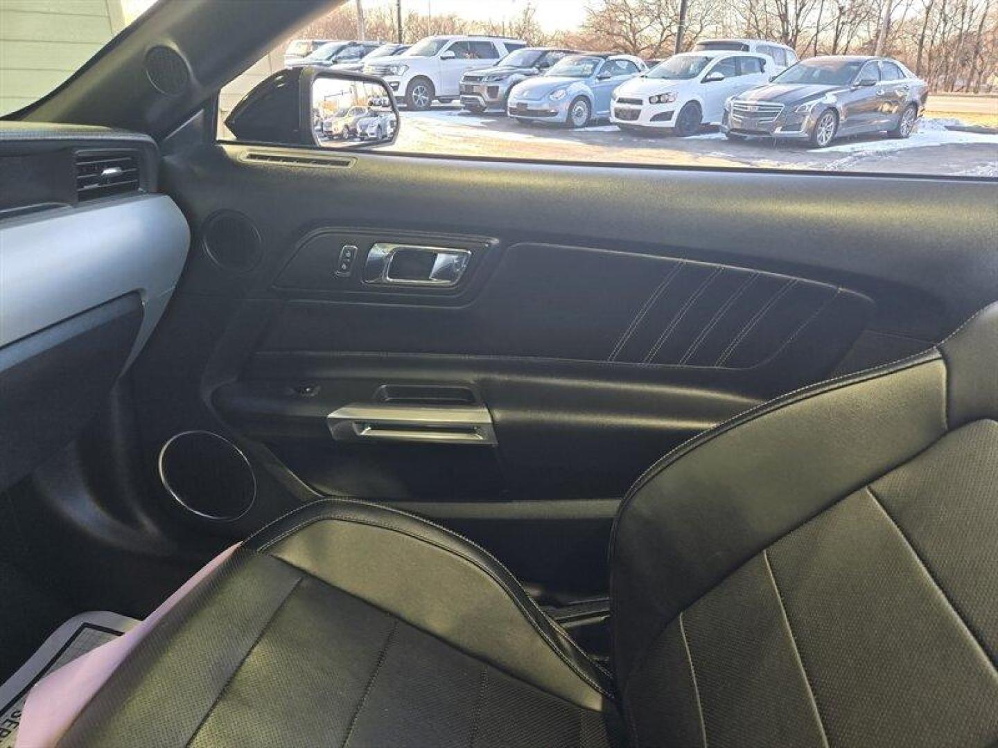 2015 Black Ford Mustang EcoBoost Premium (1FATP8UH1F5) with an EcoBoost 2.3L Turbo I4 310hp 320ft. lbs. engine, Automatic transmission, located at 25355 Eames Street, Channahon, IL, 60410, (815) 467-1807, 41.429108, -88.228432 - Photo#24