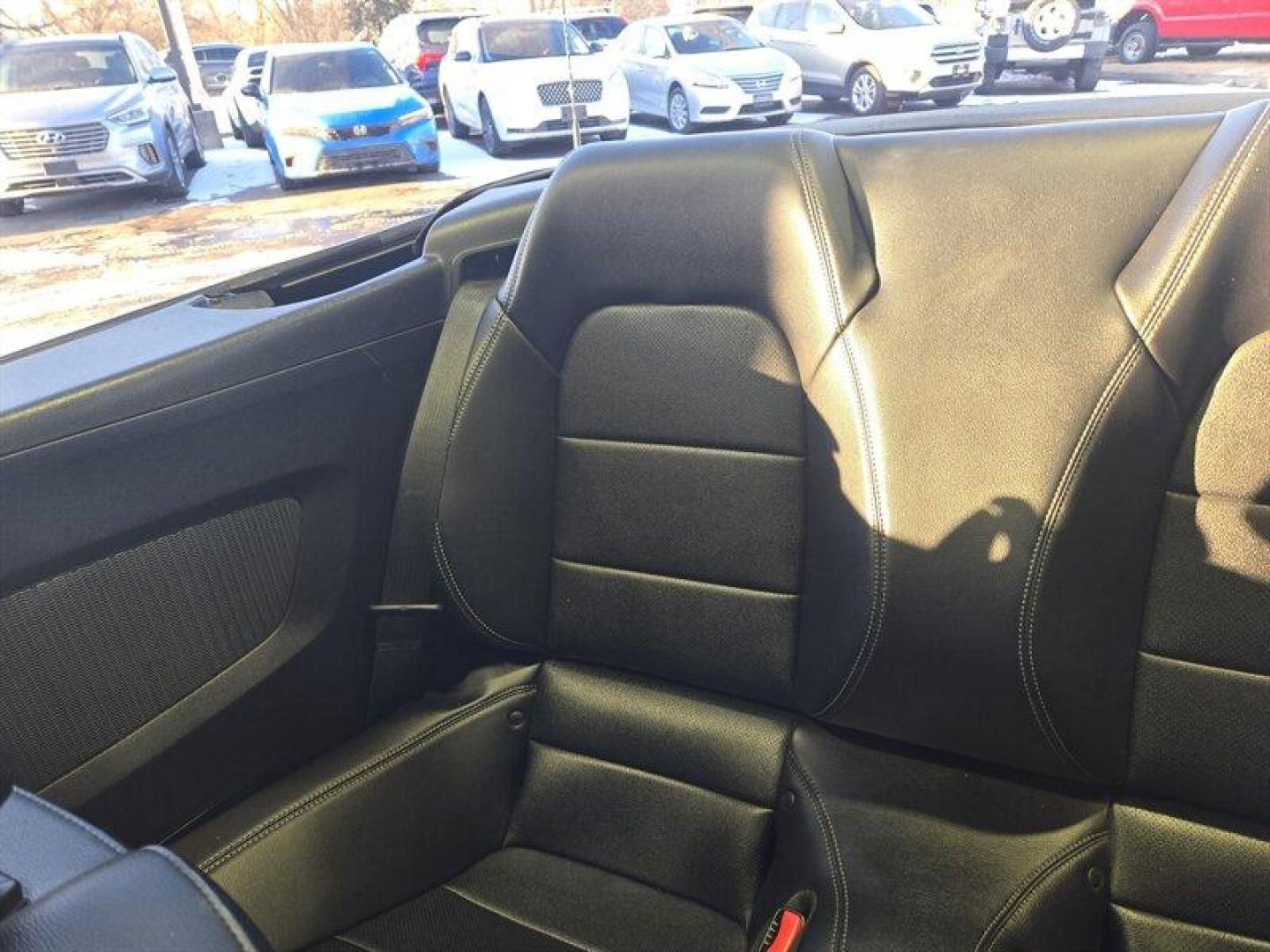 2015 Black Ford Mustang EcoBoost Premium (1FATP8UH1F5) with an EcoBoost 2.3L Turbo I4 310hp 320ft. lbs. engine, Automatic transmission, located at 25355 Eames Street, Channahon, IL, 60410, (815) 467-1807, 41.429108, -88.228432 - Photo#25