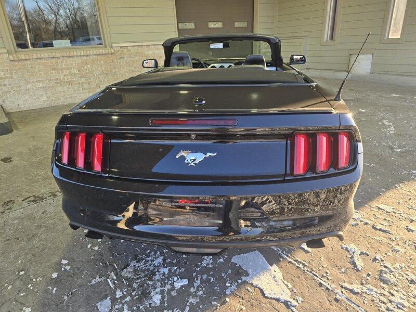 2015 Black Ford Mustang EcoBoost Premium (1FATP8UH1F5) with an EcoBoost 2.3L Turbo I4 310hp 320ft. lbs. engine, Automatic transmission, located at 25355 Eames Street, Channahon, IL, 60410, (815) 467-1807, 41.429108, -88.228432 - Photo#5