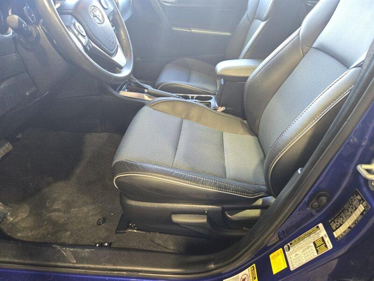 2015 Blue Toyota Corolla S (2T1BURHE8FC) with an 1.8L I4 132hp 128ft. lbs. engine, Automatic transmission, located at 25355 Eames Street, Channahon, IL, 60410, (815) 467-1807, 41.429108, -88.228432 - Photo#11