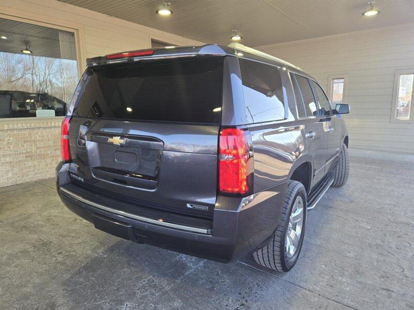 2017 Tungsten Metallic Chevrolet Tahoe Premier (1GNSKCKCXHR) with an EcoTec3 5.3L Flex Fuel V8 355hp 383ft. lbs. engine, Automatic transmission, located at 25355 Eames Street, Channahon, IL, 60410, (815) 467-1807, 41.429108, -88.228432 - Photo#2