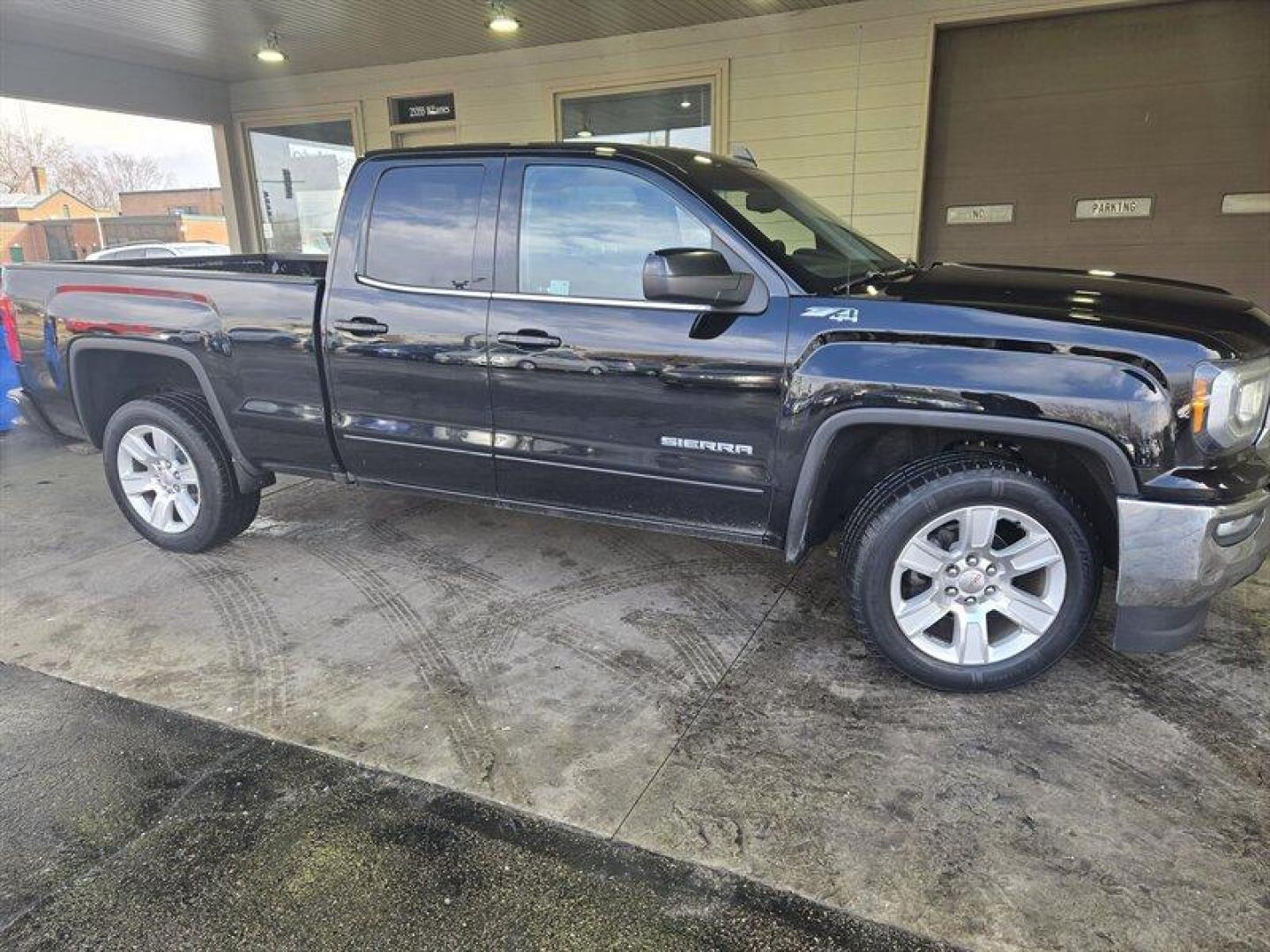 2019 Onyx Black GMC Sierra 1500 Limited SLE (2GTV2MEC2K1) with an EcoTec3 5.3L V8 355hp 383ft. lbs. engine, 6Speed Shiftable Au transmission, located at 25355 Eames Street, Channahon, IL, 60410, (815) 467-1807, 41.429108, -88.228432 - Introducing the 2019 GMC Sierra 1500 Limited SLE, a powerful and reliable pickup truck that boasts a powerful EcoTec3 5.3L V8 engine with 355 horsepower and 383 ft. lbs. of torque. This vehicle is perfect for drivers who need a reliable work truck that can handle tough terrain and heavy loads. The - Photo#1