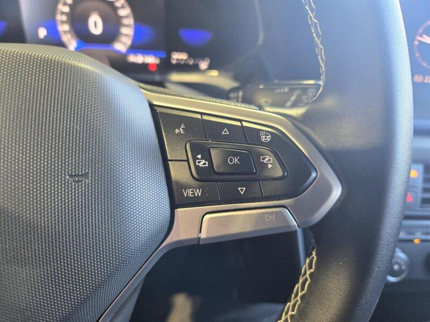 2022 Deep Black Pearl Volkswagen Taos 1.5T SE (3VVYX7B25NM) with an 1.5L Turbo I4 158hp 184ft. lbs. engine, 7Speed Double Clutc transmission, located at 25355 Eames Street, Channahon, IL, 60410, (815) 467-1807, 41.429108, -88.228432 - Introducing the 2022 Volkswagen Taos SE 4Motion, a compact SUV that's as spunky as it is efficient! This little beast is powered by a zippy 1.5L Turbo I4 engine, packing a punch with 158hp and 184ft. lbs. of torque. With less than 25,000 miles on the clock (that's less than 7,000 miles per year - we - Photo#19