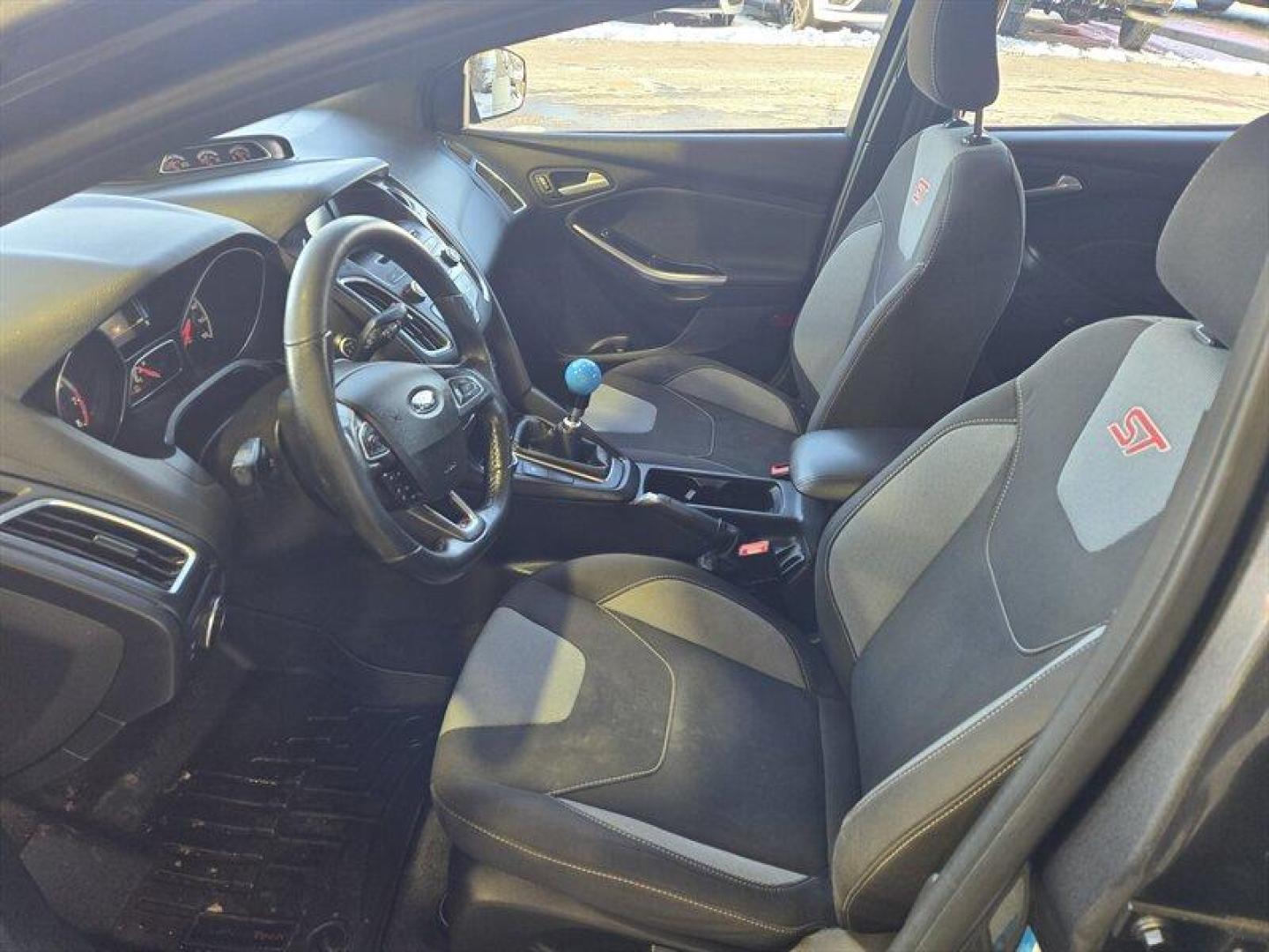 2017 Magnetic Ford Focus ST (1FADP3L93HL) with an EcoBoost 2.0L Turbo I4 252hp 270ft. lbs. engine, 6 Speed Manual transmission, located at 25355 Eames Street, Channahon, IL, 60410, (815) 467-1807, 41.429108, -88.228432 - This 2017 Ford Focus ST boasts a powerful EcoBoost 2.0L Turbo I4 engine, delivering 252hp and 270ft. lbs. of torque for a thrilling driving experience. The exterior is finished in a sleek Magnetic color, complemented by a Charcoal Black interior. With below 84,000 miles on the odometer, averaging le - Photo#14