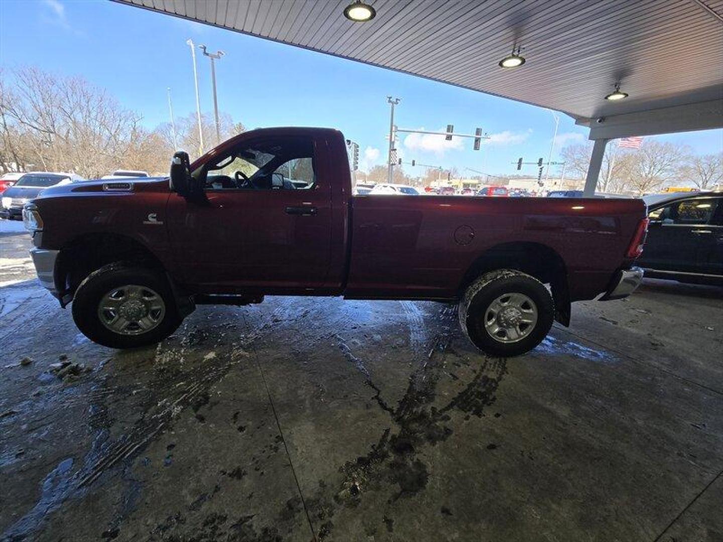 2023 Delmonico Red Pearl Coat RAM 3500 Tradesman (3C63R3AL6PG) with an Cummins 6.7L Diesel Turbo I6 370hp 850ft. lbs. engine, 6Speed Shiftable Au transmission, located at 25355 Eames Street, Channahon, IL, 60410, (815) 467-1807, 41.429108, -88.228432 - Photo#9