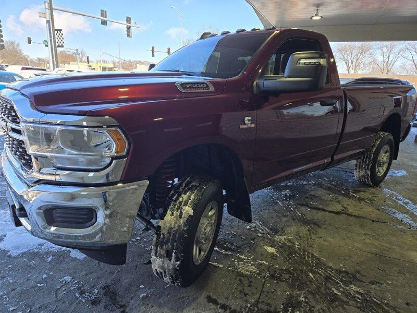 2023 Delmonico Red Pearl Coat RAM 3500 Tradesman (3C63R3AL6PG) with an Cummins 6.7L Diesel Turbo I6 370hp 850ft. lbs. engine, 6Speed Shiftable Au transmission, located at 25355 Eames Street, Channahon, IL, 60410, (815) 467-1807, 41.429108, -88.228432 - Photo#11