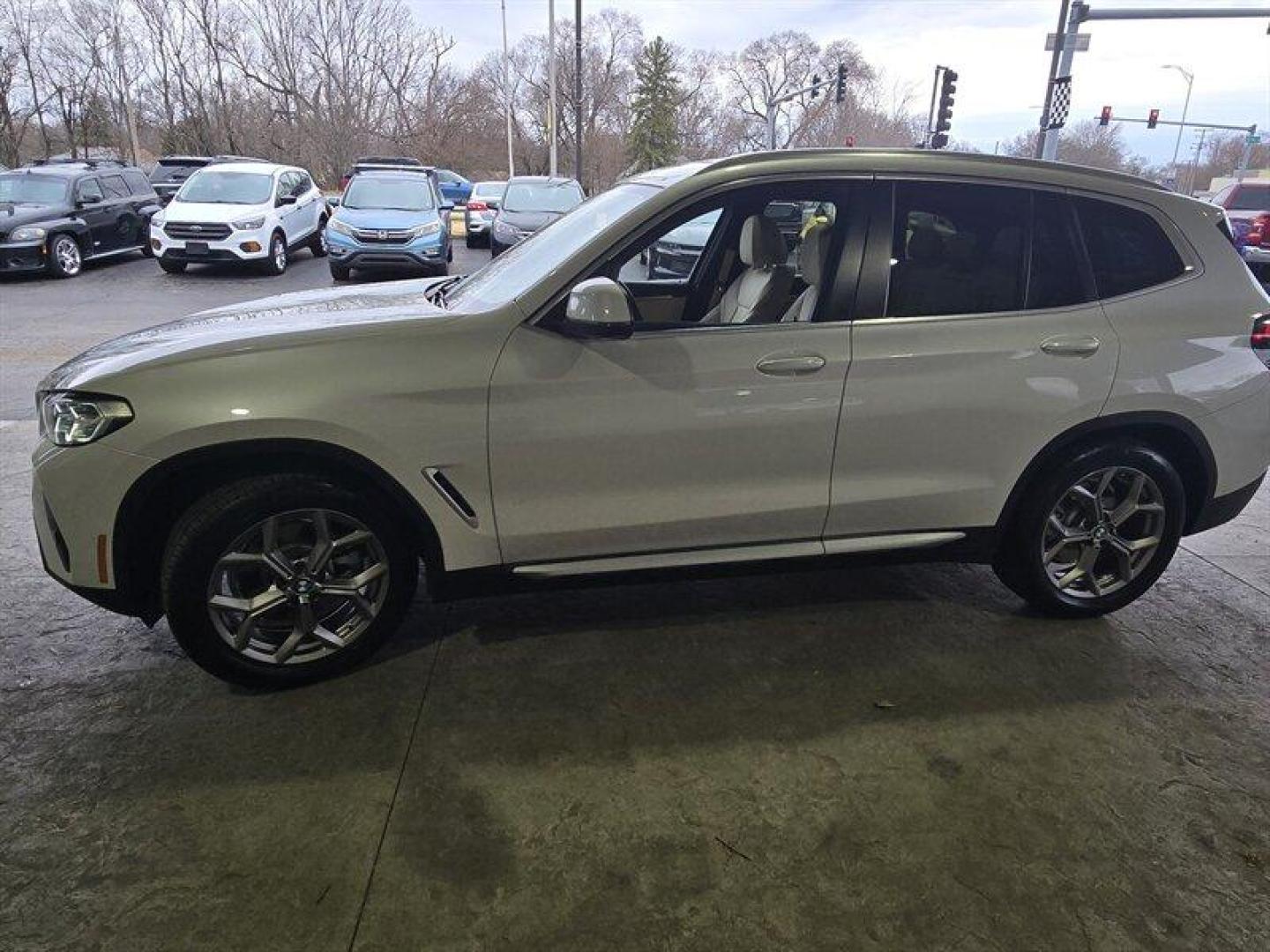 2022 Alpine White BMW X3 xDrive30i (WBX57DP0XNN) with an 2.0L Turbo I4 248hp 258ft. lbs. engine, located at 25355 Eames Street, Channahon, IL, 60410, (815) 467-1807, 41.429108, -88.228432 - Unleash the power of the 2022 BMW X3 xDrive30i, a force to be reckoned with on the road. This beast is equipped with a ferocious 2.0L Turbo I4 engine, boasting a heart-pounding 248hp and 258ft. lbs. of torque. Dominate the streets with precision and speed like never before. As you approach this mac - Photo#8