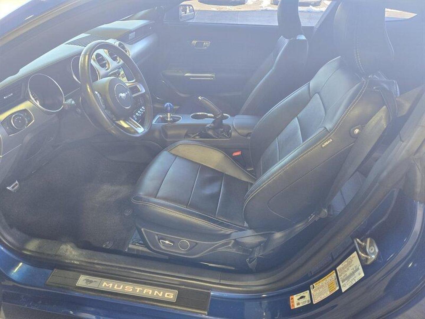 2018 Lightning Blue Ford Mustang GT Premium (1FA6P8CF9J5) with an 5.0L V8 460hp 420ft. lbs. engine, 6 Speed Manual transmission, located at 25355 Eames Street, Channahon, IL, 60410, (815) 467-1807, 41.429108, -88.228432 - This 2018 Ford Mustang GT is a powerhouse on the road, boasting a 5.0L V8 engine that delivers 460hp and 420ft. lbs. of torque. The striking Kona Blue exterior is complemented by the sleek Ebony interior, creating a sporty and luxurious look. With under 14,000 miles on the odometer, averaging less t - Photo#14