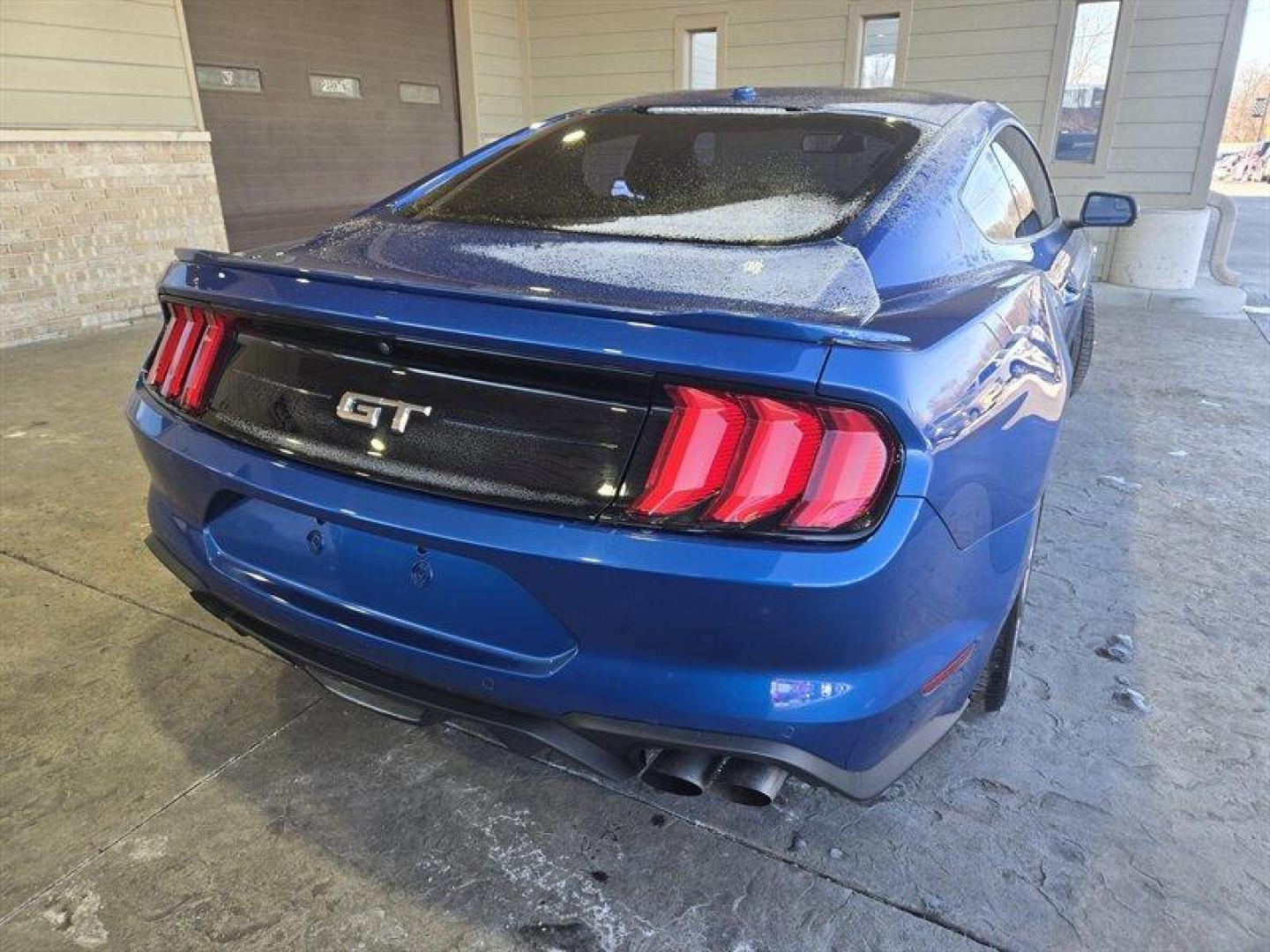 2018 Lightning Blue Ford Mustang GT Premium (1FA6P8CF9J5) with an 5.0L V8 460hp 420ft. lbs. engine, 6 Speed Manual transmission, located at 25355 Eames Street, Channahon, IL, 60410, (815) 467-1807, 41.429108, -88.228432 - This 2018 Ford Mustang GT is a powerhouse on the road, boasting a 5.0L V8 engine that delivers 460hp and 420ft. lbs. of torque. The striking Kona Blue exterior is complemented by the sleek Ebony interior, creating a sporty and luxurious look. With under 14,000 miles on the odometer, averaging less t - Photo#5