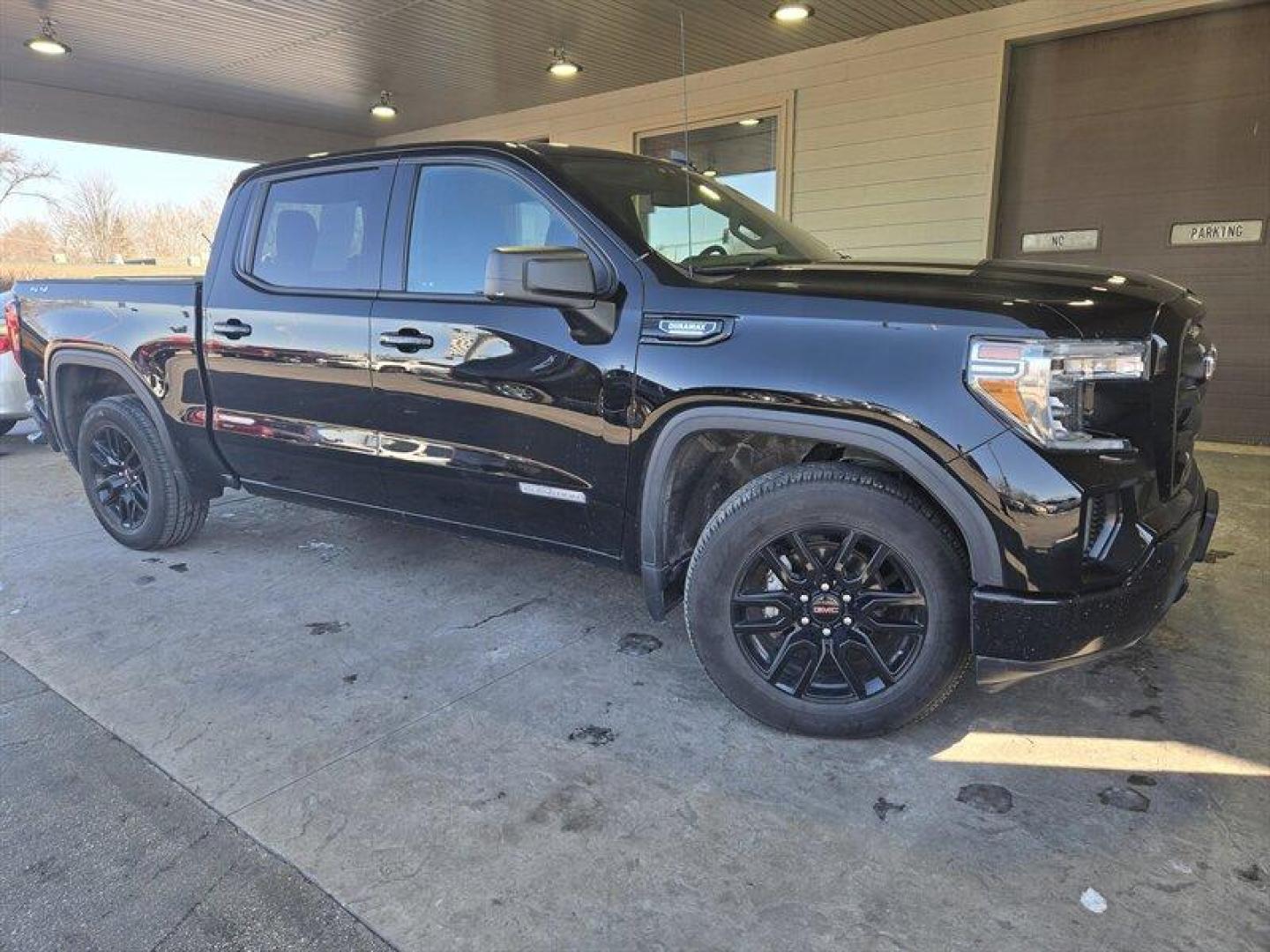 2020 Carbon Black Metallic GMC Sierra 1500 Elevation (3GTU9CET1LG) with an Duramax 3.0L Diesel Turbo I6 277hp 460ft. lbs. engine, 10Speed Shiftable A transmission, located at 25355 Eames Street, Channahon, IL, 60410, (815) 467-1807, 41.429108, -88.228432 - Photo#0