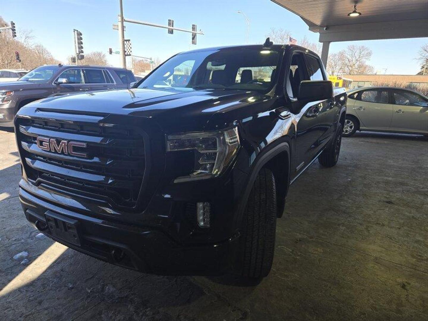 2020 Carbon Black Metallic GMC Sierra 1500 Elevation (3GTU9CET1LG) with an Duramax 3.0L Diesel Turbo I6 277hp 460ft. lbs. engine, 10Speed Shiftable A transmission, located at 25355 Eames Street, Channahon, IL, 60410, (815) 467-1807, 41.429108, -88.228432 - Photo#12