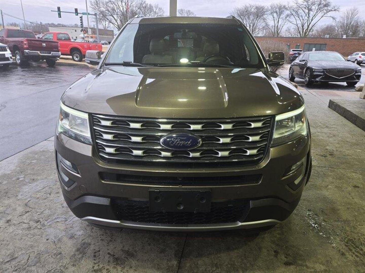 2016 Caribou Ford Explorer Limited (1FM5K8F87GG) with an 3.5L V6 290hp 255ft. lbs. engine, 6Speed Shiftable Au transmission, located at 25355 Eames Street, Channahon, IL, 60410, (815) 467-1807, 41.429108, -88.228432 - Introducing the 2016 Ford Explorer Limited in the striking Caribou exterior color! This powerhouse SUV comes equipped with a robust 3.5L V6 engine, delivering a thrilling 290hp and 255ft. lbs. of torque. Dominate the roads with confidence and style in this beast of a machine. Step inside the luxuri - Photo#11